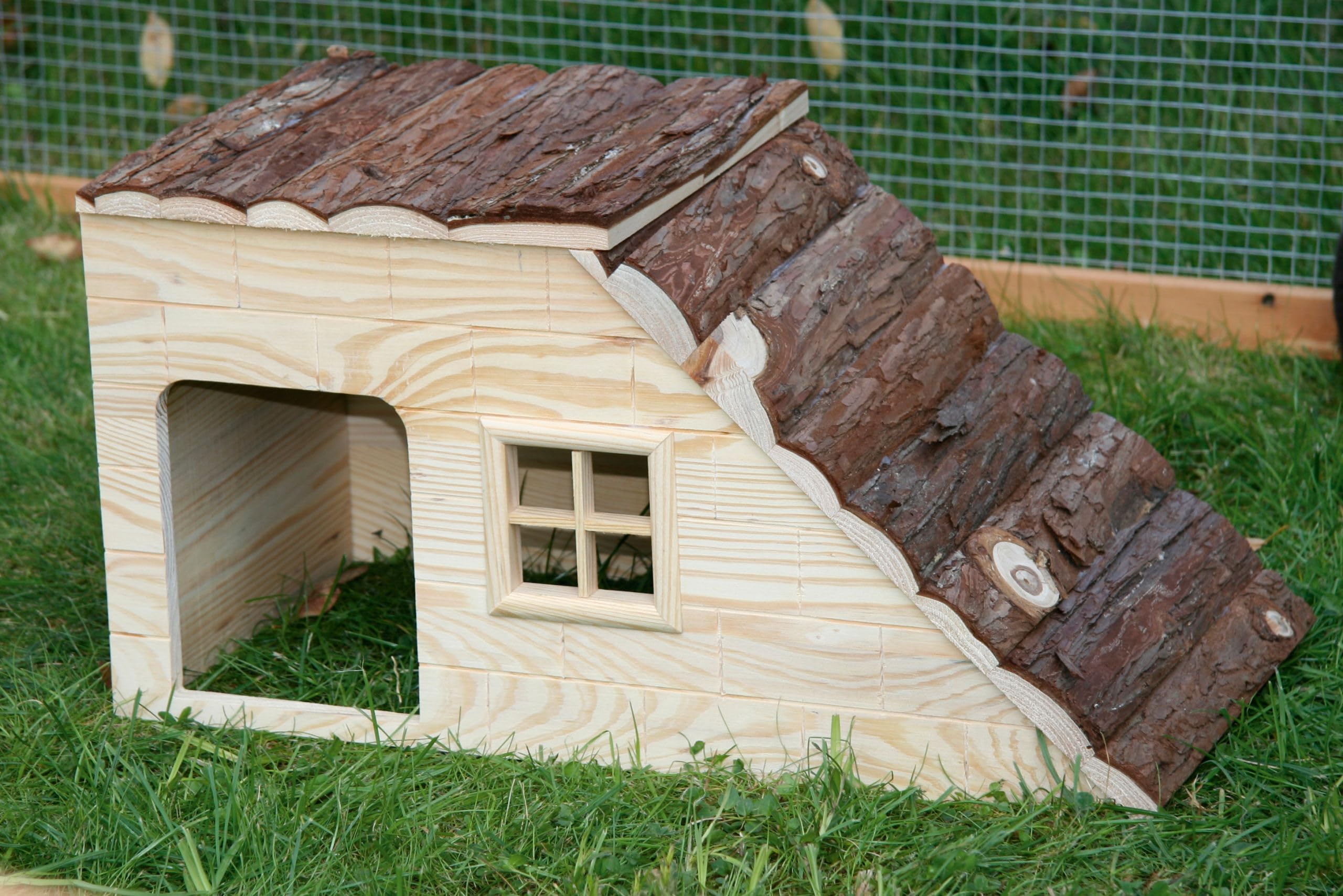 Kerbl Maison pour Rongeurs avec Rampe Nature 50x25x25 cm