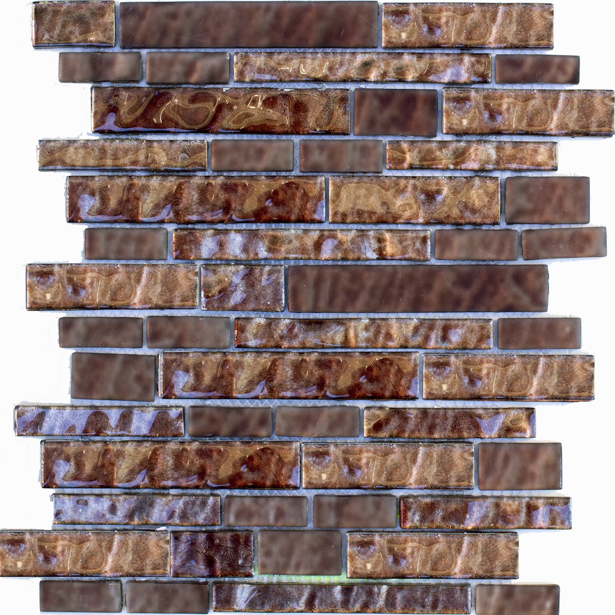 sample02045 Sample-Glass Mosaic Wall Tile 12in.x12in.x6mm-#02045, 12" x 12" x 6mm