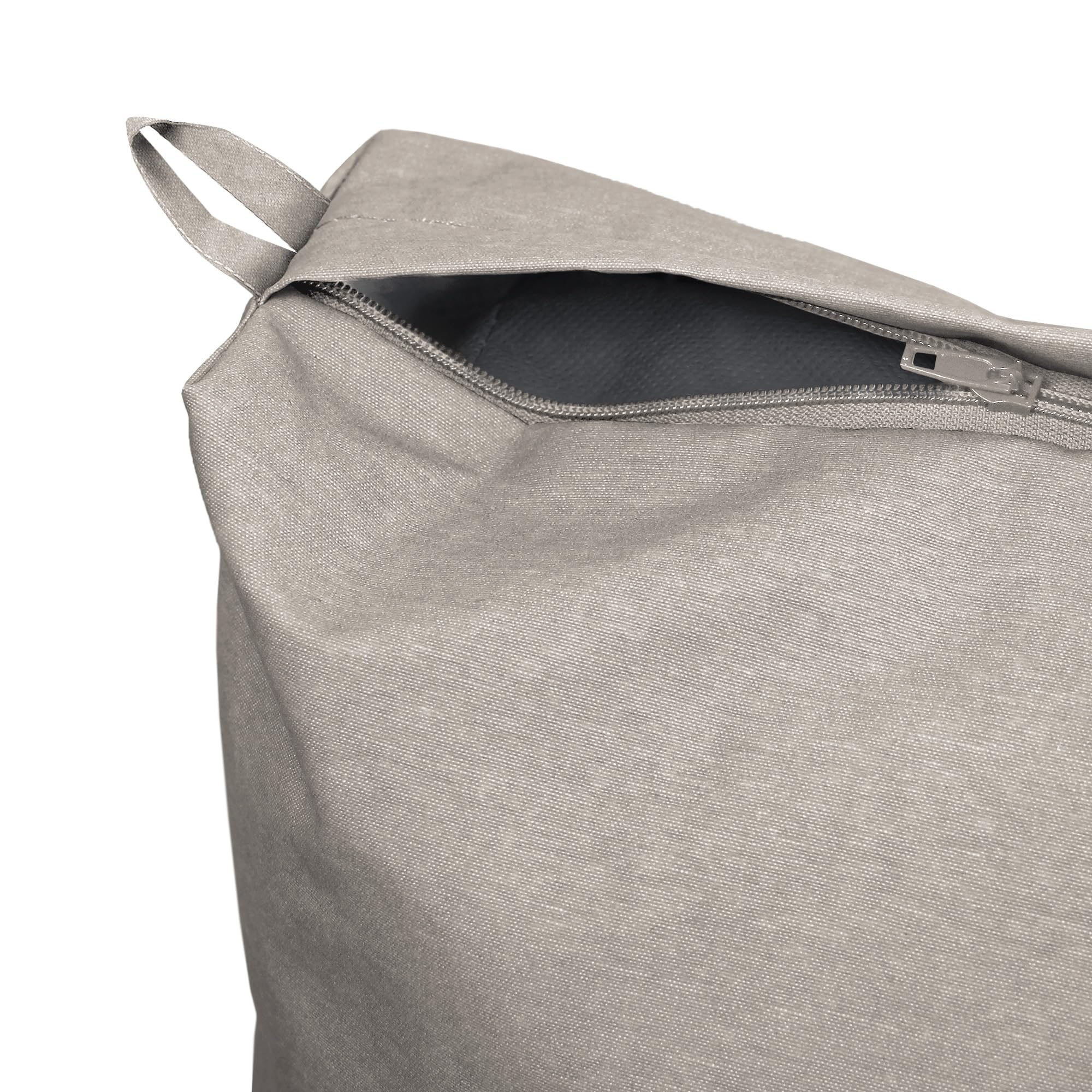 HAPPERS Cojín de Suelo Naylim Mate Impermeable Multiusos para Exterior, Banco y Palets - Comodidad y Versatilidad en un sólo Cojín Piedra 60x60