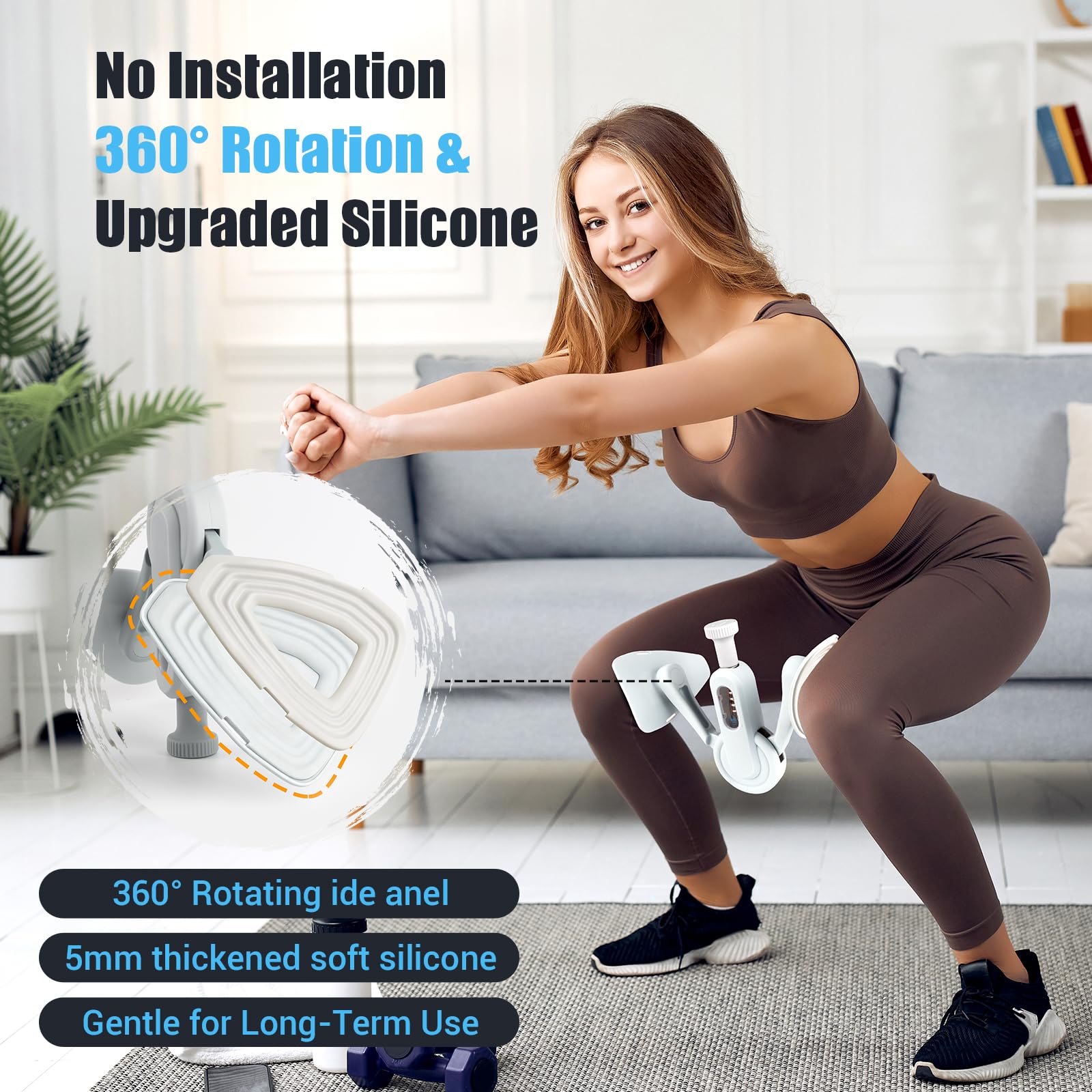 Taśmy oporowe do fizjoterapii kobiet, przedłużone taśmy do ćwiczeń, do jogi, pilatesu, rehabilitacji, fitnessu i treningu siłowego, elastyczne taśmy treningowe z plakatem treningowym (fioletowe)