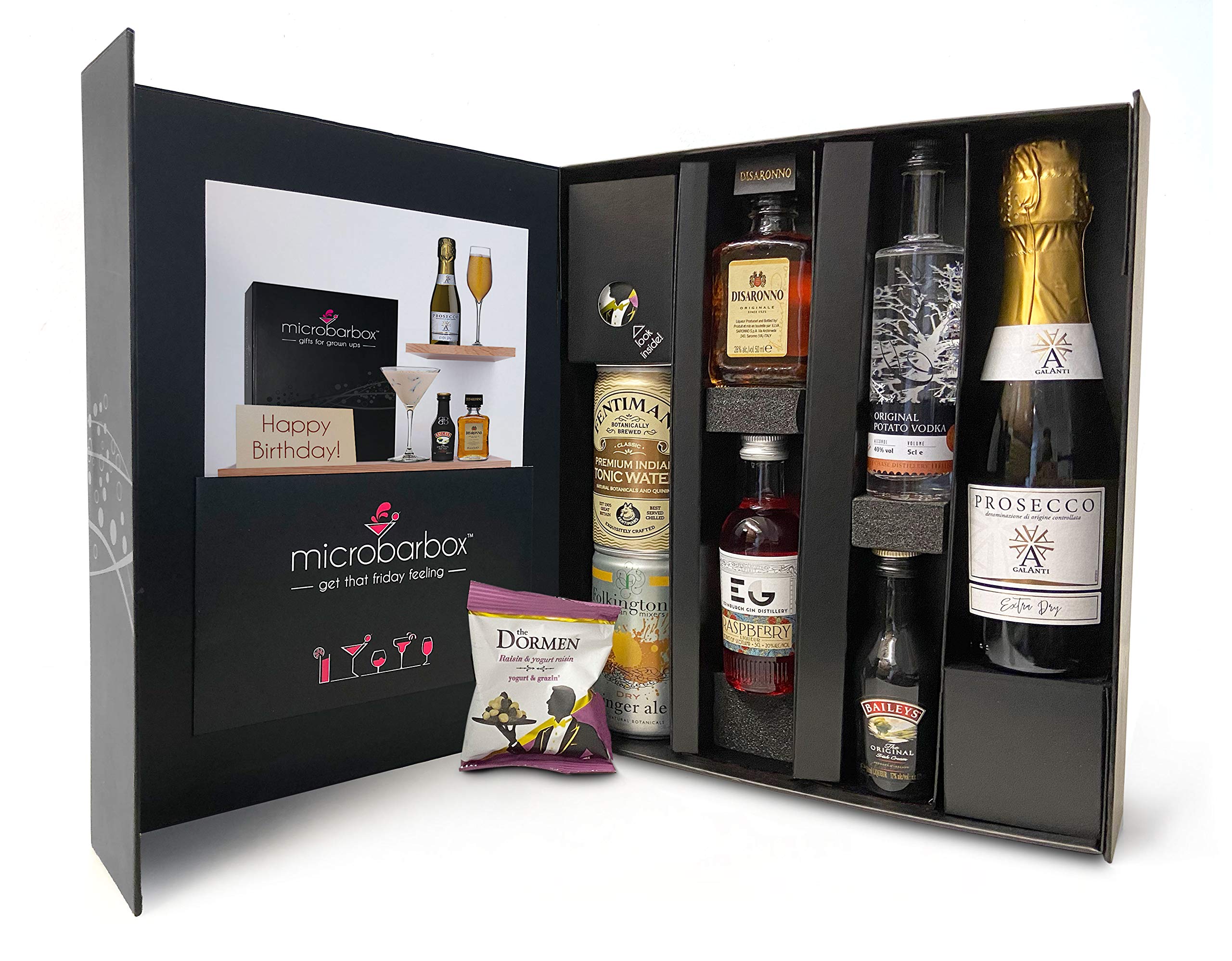 Buy MicroBarBox Cocktail Happy Birthday Gift Set featuring Baileys