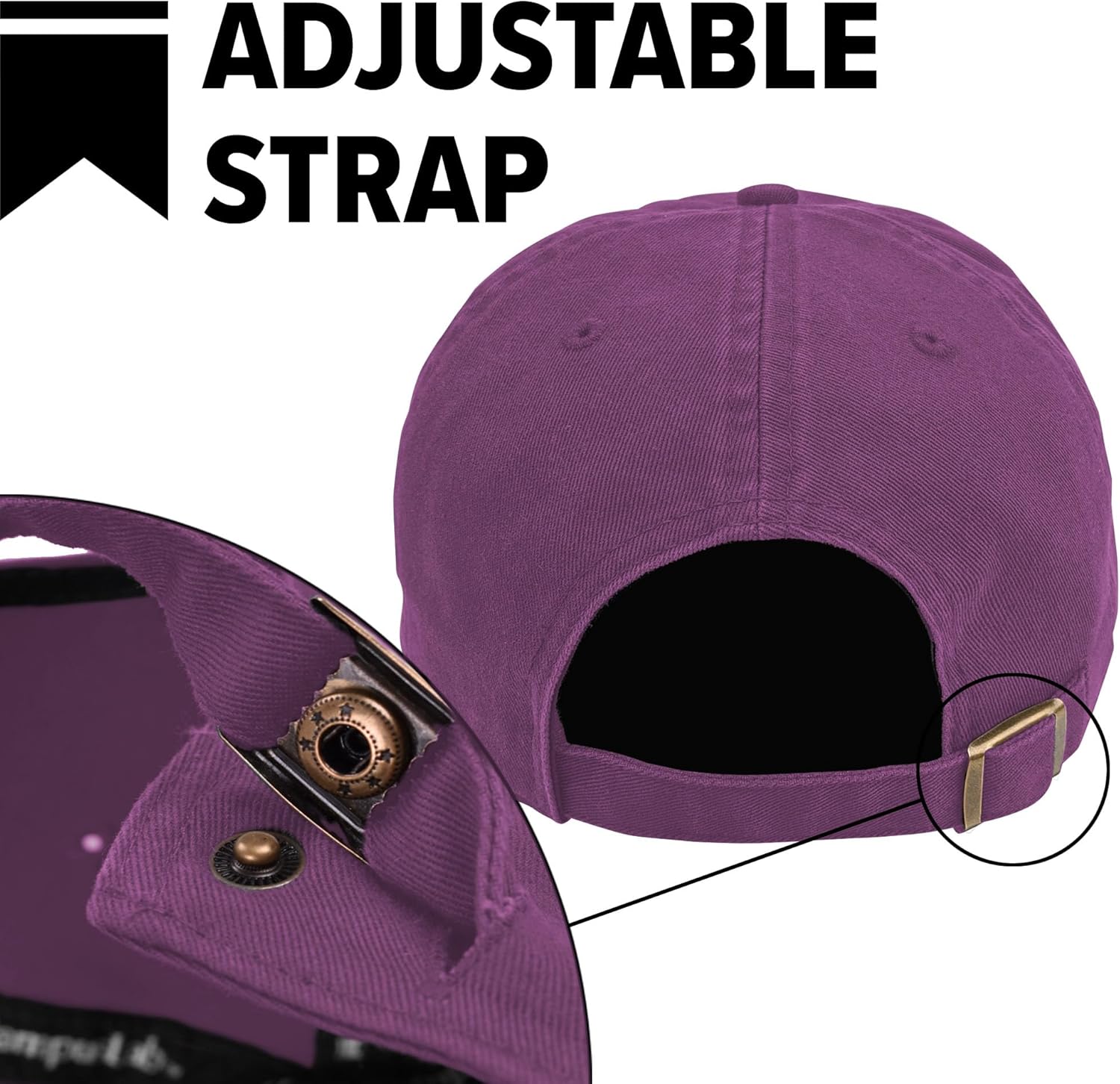 Campus Lab LSU Tigers Logo Hat, Purple - Image 5