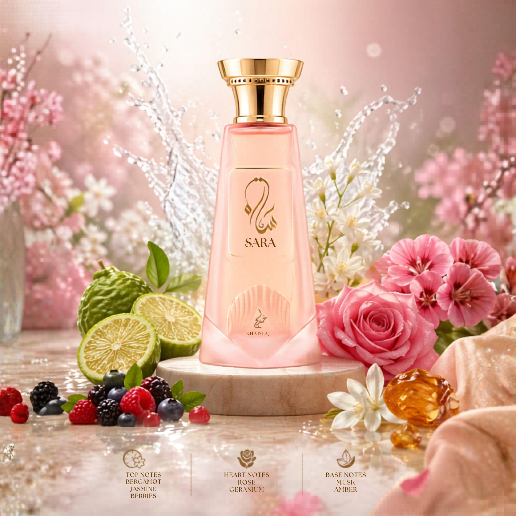 Khadlaj Sara Eau de Parfum Spray for Women, 3.4 Ounce : Amazon.ca
