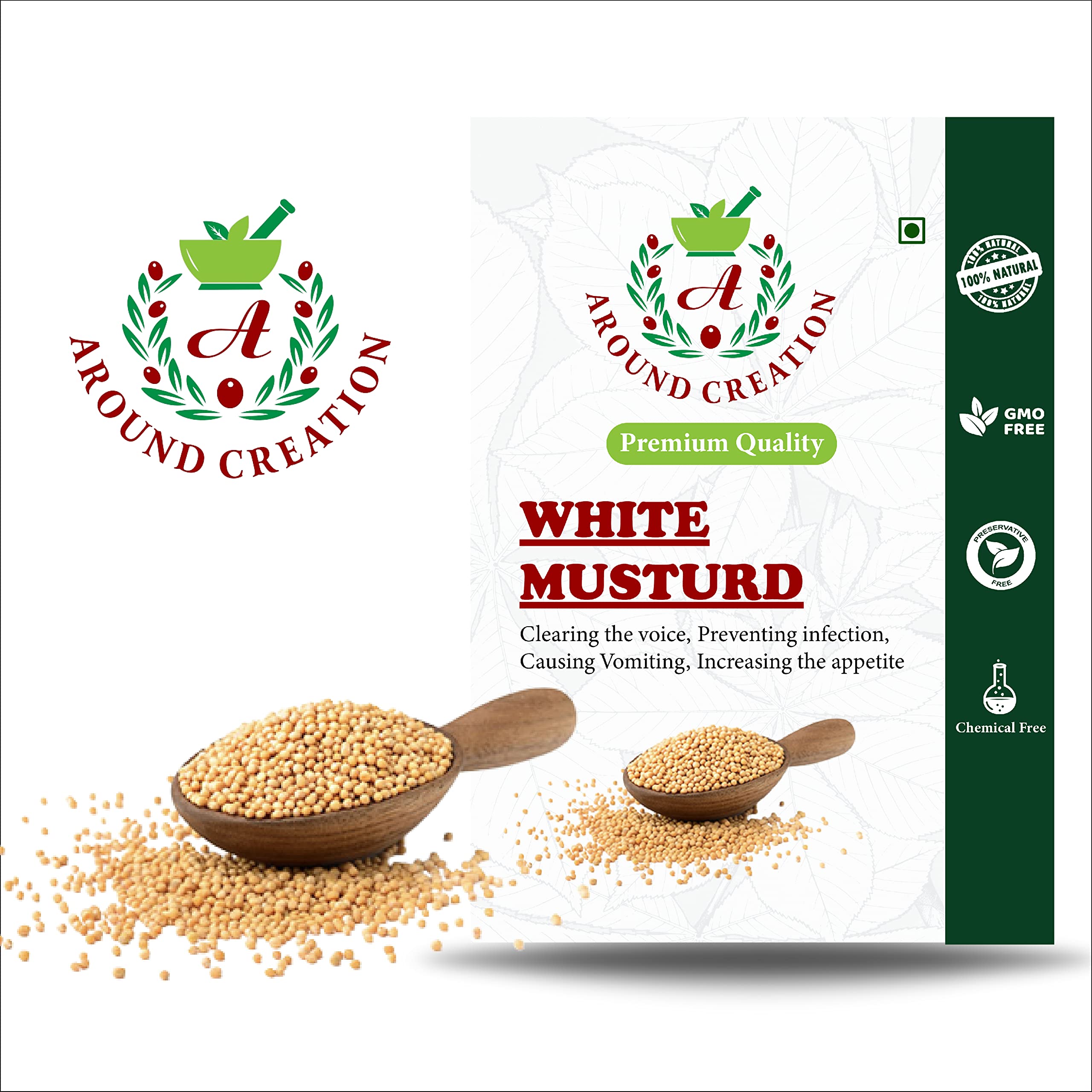 Around Creation White Mustard - 300 g (B0BTPZ64XS) Amazon Price History, Amazon Price Tracker