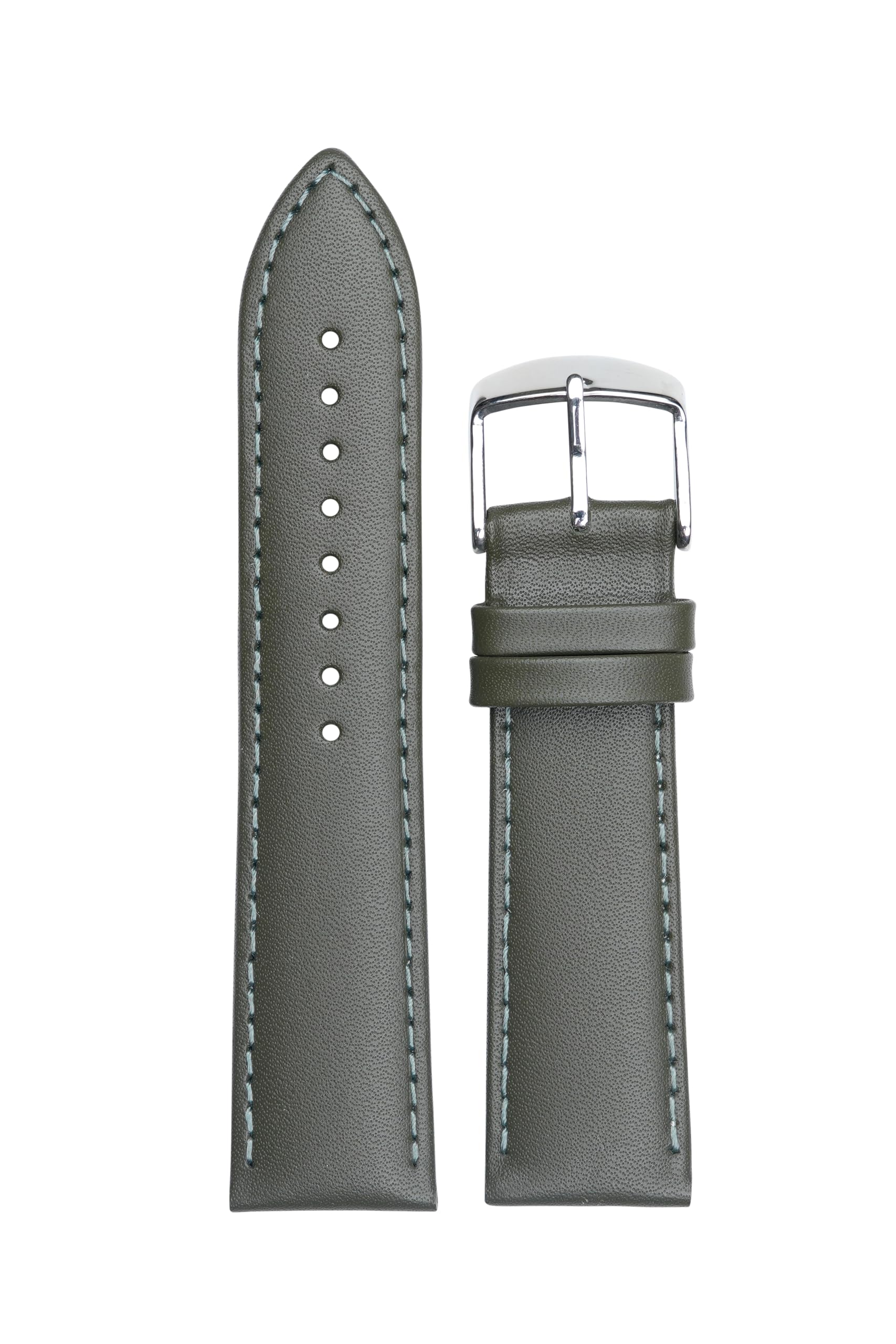 EXOR ORCHARK 22 mm Genuine Leather Watch Strap (OLIVE GREEN) (B0CR6FQCLQ) Amazon Price History, Amazon Price Tracker