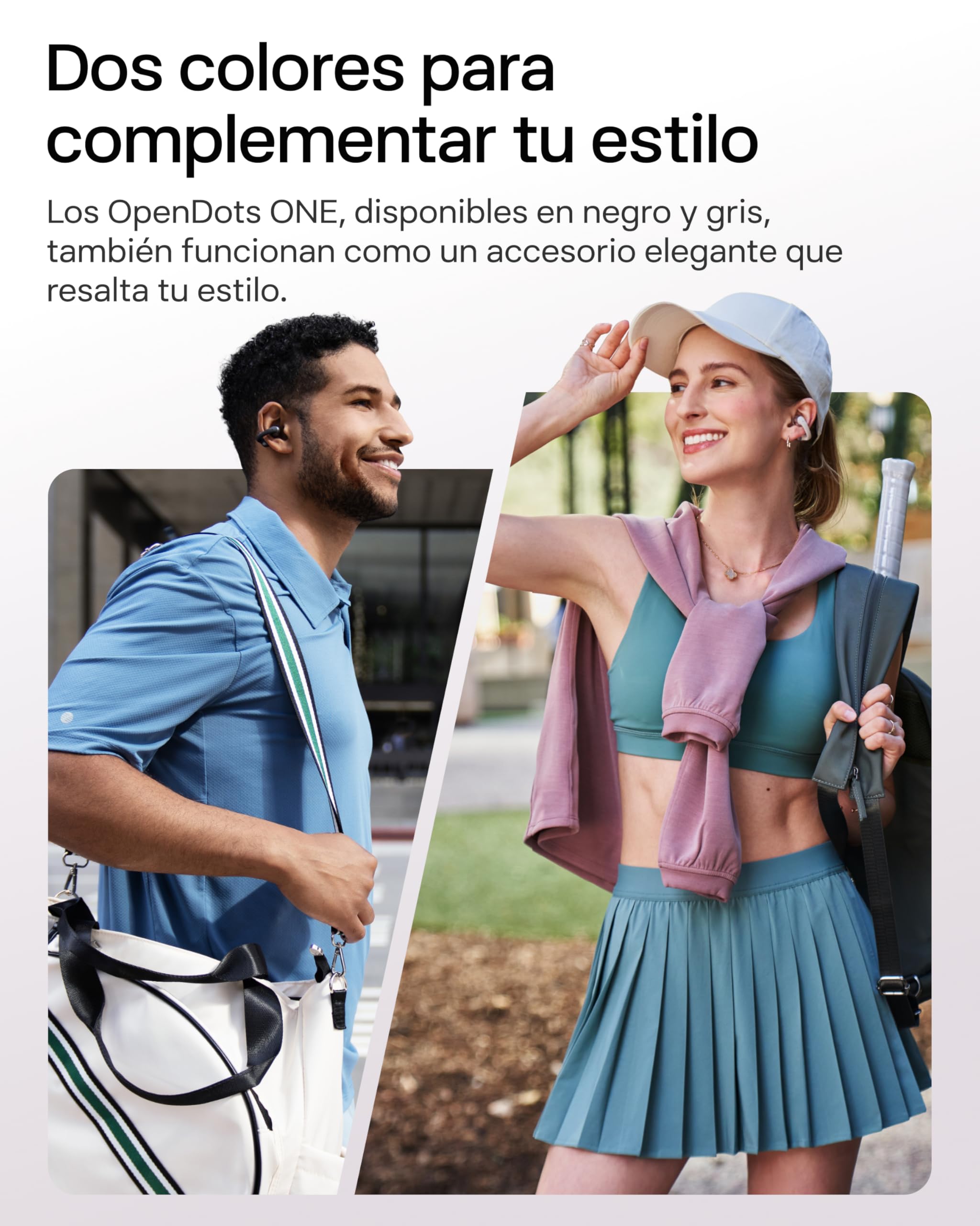 SHOKZ OpenDots One Auriculares Open-Ear Clip-on, Bluetooth 5.4, 6,5g, Negro | Dolby Audio Premium|4 Mics. con Cancelación Ruido|Ligeros 6,5g|40H de Batería|con Paño de Limpieza|Deportivos|Oído Abierto