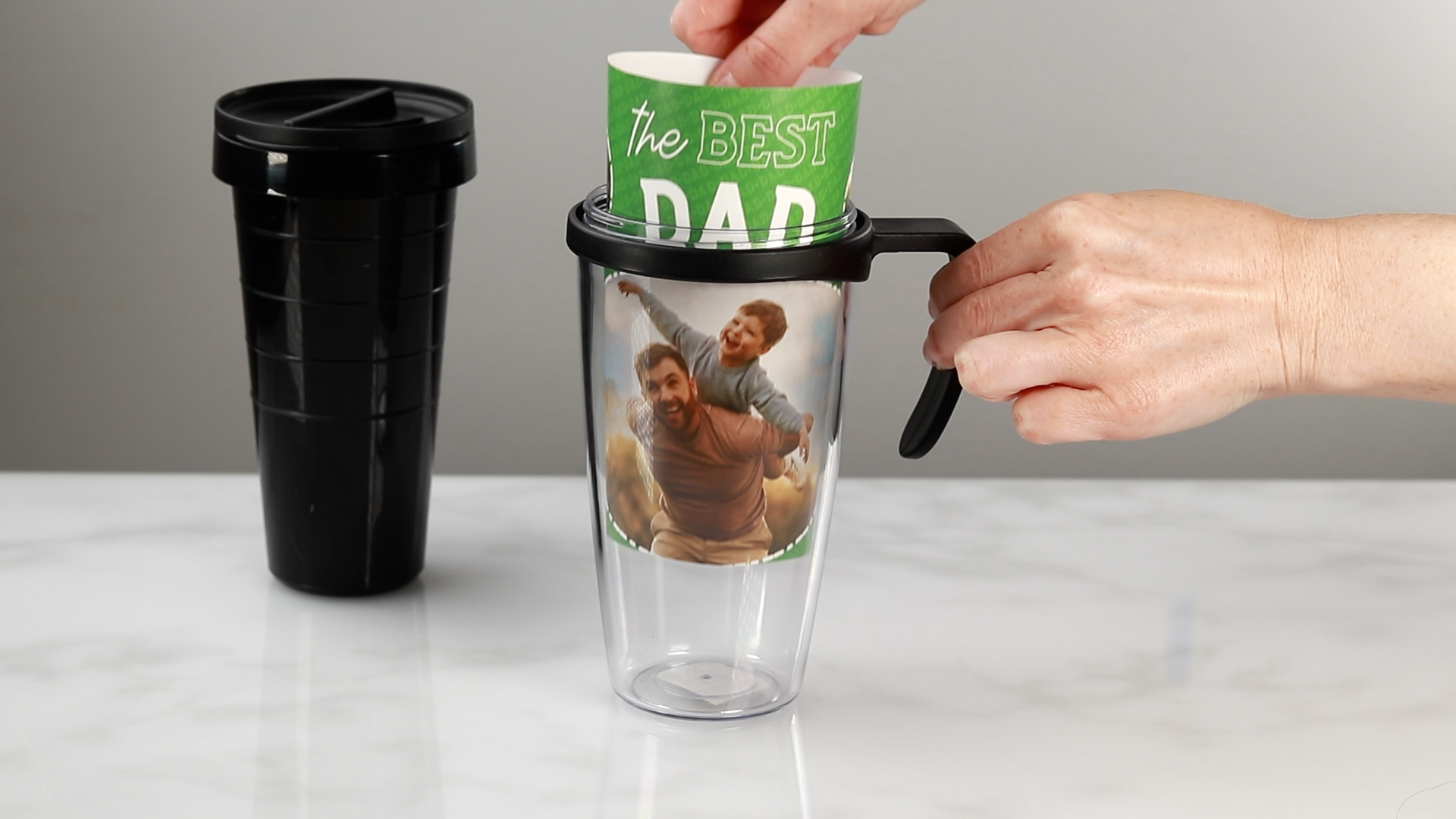 Amazon.com: Thermo-Temp 12 oz. Make Your Own Photo Travel Mug : Home &  Kitchen