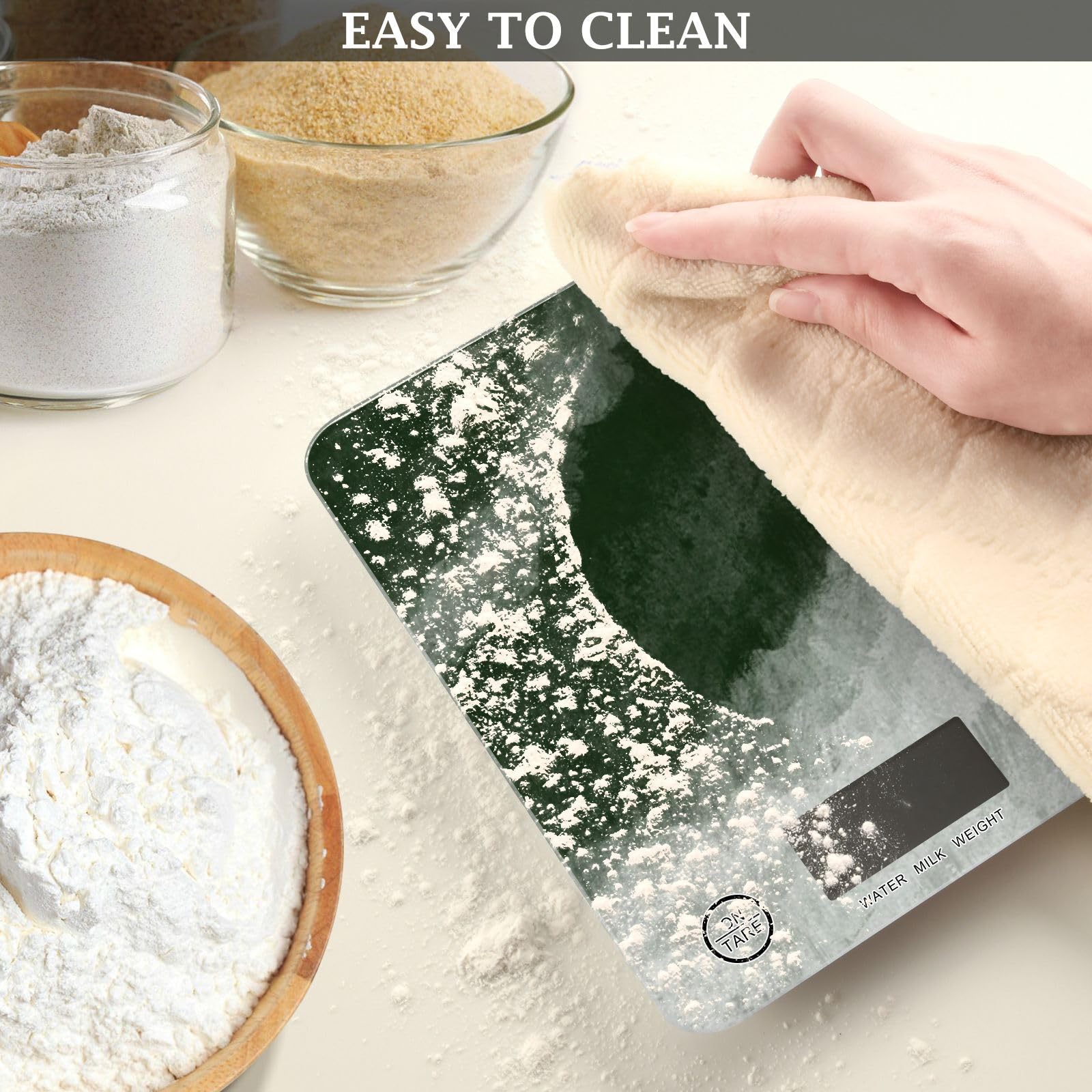 Balance De Cuisine Gris-noir Dégradé 5 Kg/5 G Avec 4 Unités Pour ( Utilisateur) (utilisateur) (utilisateur) (utilisateur) (utilisateur) Báscula Para Pesar Comida