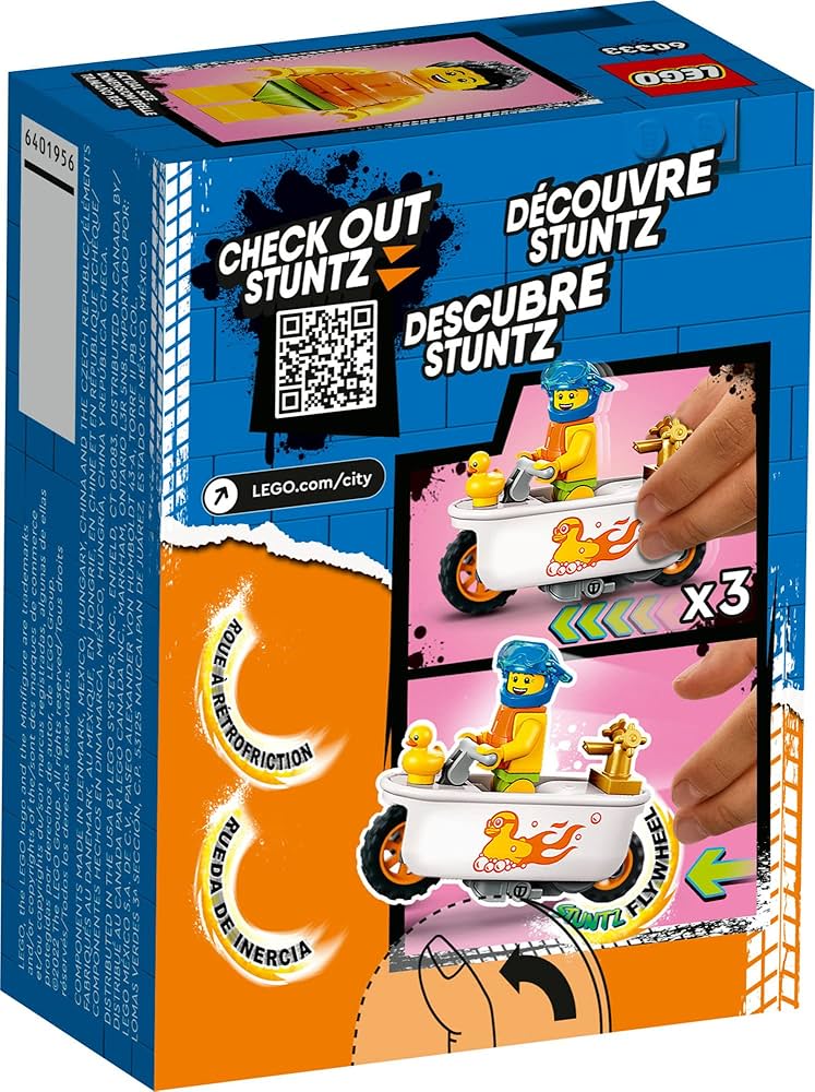 レゴバスセット Amazon.com: LEGO City Stuntz Bathtub Stunt Bike 60333