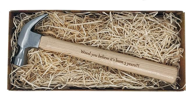 5th Wedding Anniversary Gift -"Wood You Believe It's Been 5 Years?, 2021-01FU-4-58441