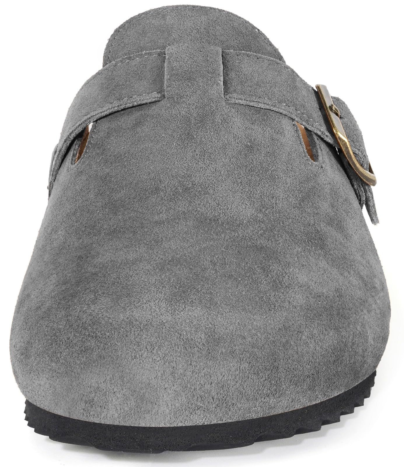 Sabot Donna Ciabatte Uomo Chiuse con Comodo Pantofole in Pelle Scarpe da Giardino Traspirante Sandali Ciabatta 36-46