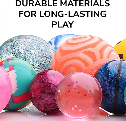 Miniatura 4 de Pelotas hinchables  Paquete surtido de 12 bolas rebotantes  3 tamaños 1.772 in, 1.260 in y 0.984 in  Mini bolas inflables para niños  Juguetes de