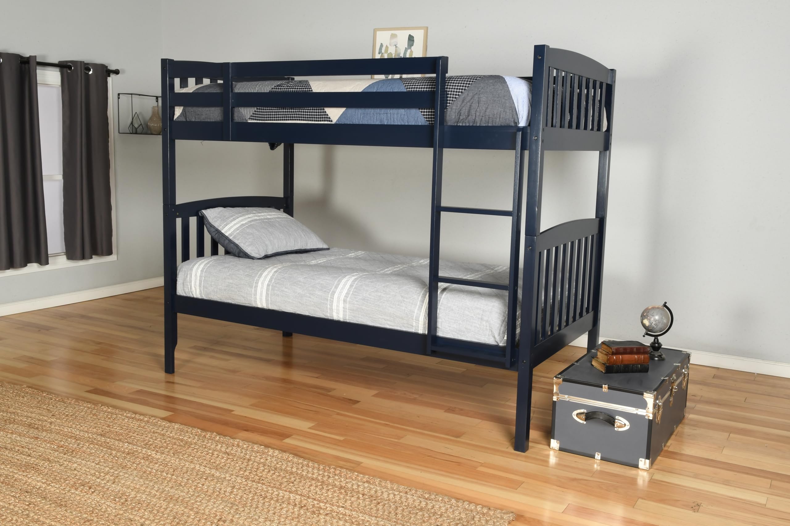 Amazon.com: Kodiak Furniture Claire Twin Over Twin Bunk Bed, Twin