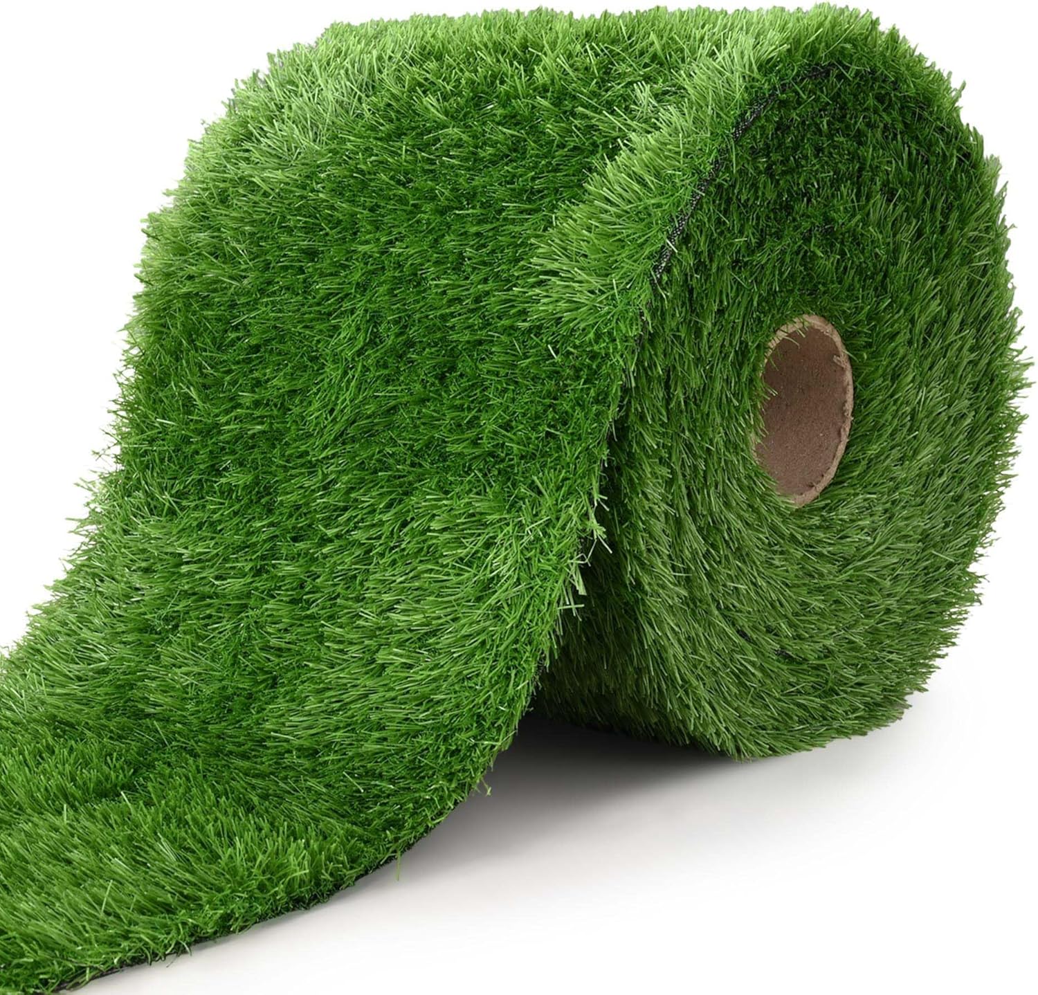 Yescom Artificial Grass Rug Paver Turf Strip Fake Carpet Synthetic Lawn 33'x1'(33 Sq.Ft) 1.38" Pile Height for Landscape Walkway