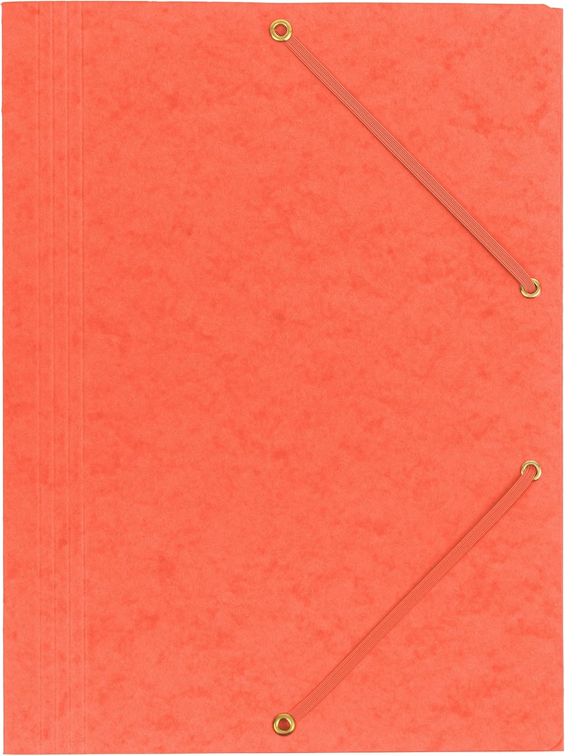 Interdruk - Elasticated File Folder A4 - Colorspan 3-Flap Folder - Pressboard - Assorted Colours (10-Pack)