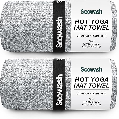 Miniatura 11 de Toalla de Yoga Caliente, Toallas de Esterilla de Yoga de Microfibra Antideslizantes para Yoga Caliente Absorbente de Microfibra Sudor Cubierta