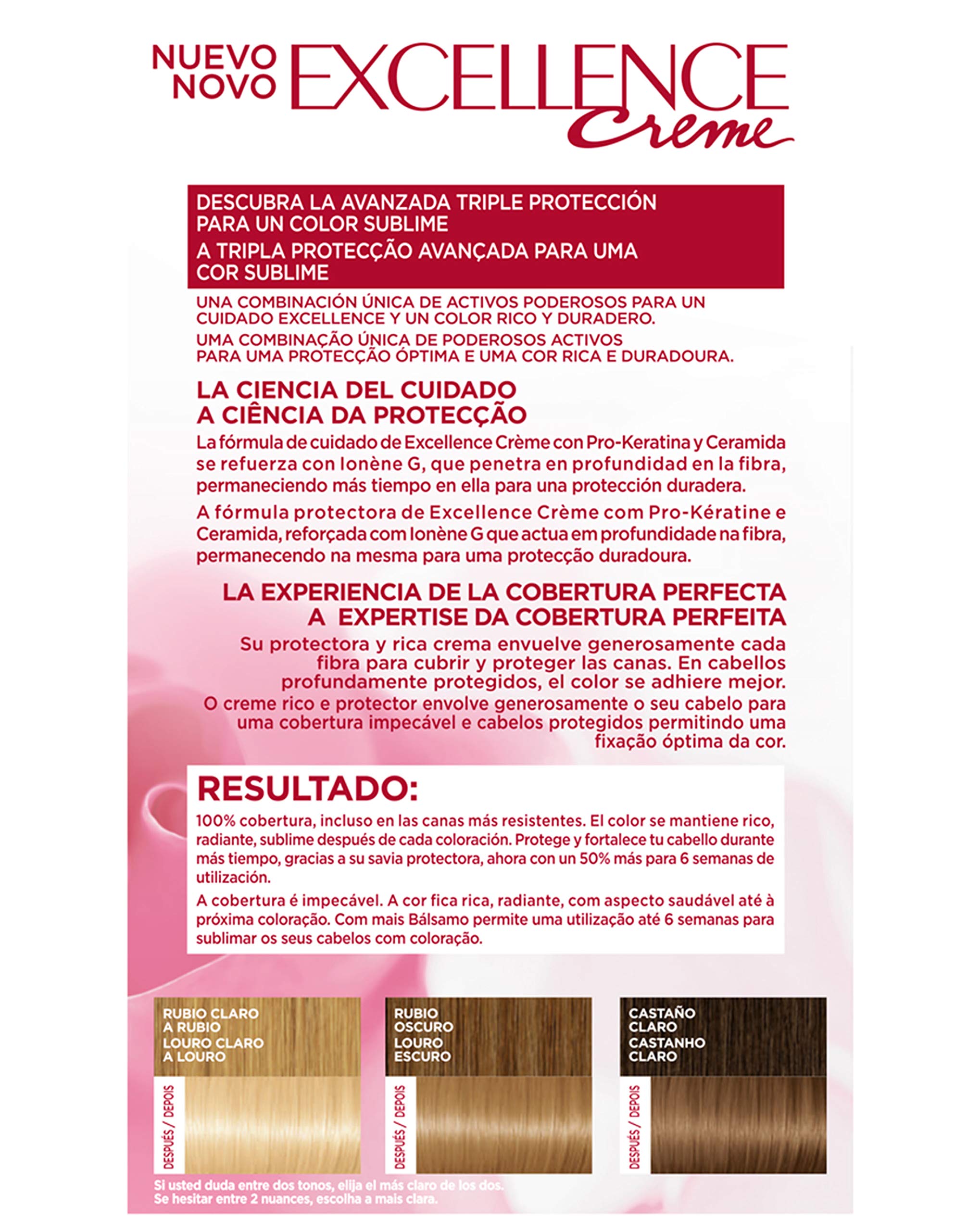 EXCELLENCE Crema Colorante Biondo Chiar.mo 9 40 Ml