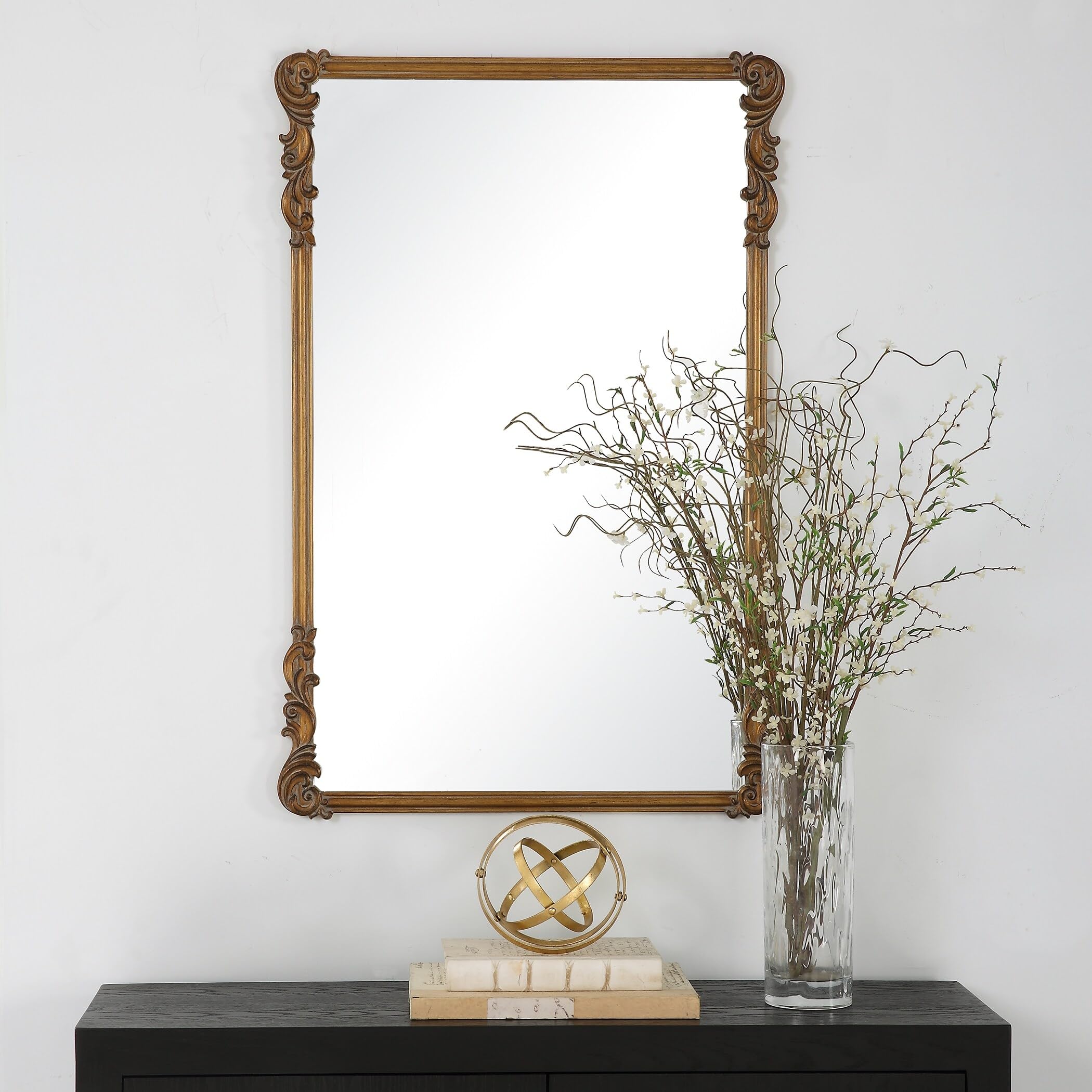 Amazon.com: Antique Gold Old World Mirror 24