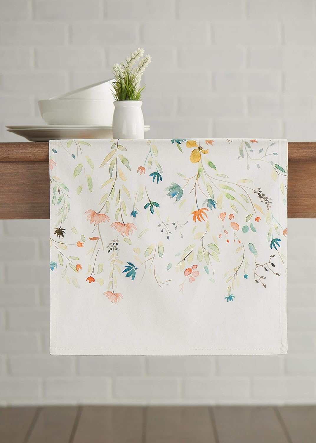 Maison d' Hermine Colmar 100% Cotton Table Runner for Party | Dinner | Holidays | Kitchen | Spring/Summer (14.5 Inch by 72 Inch): Home & Kitchen
