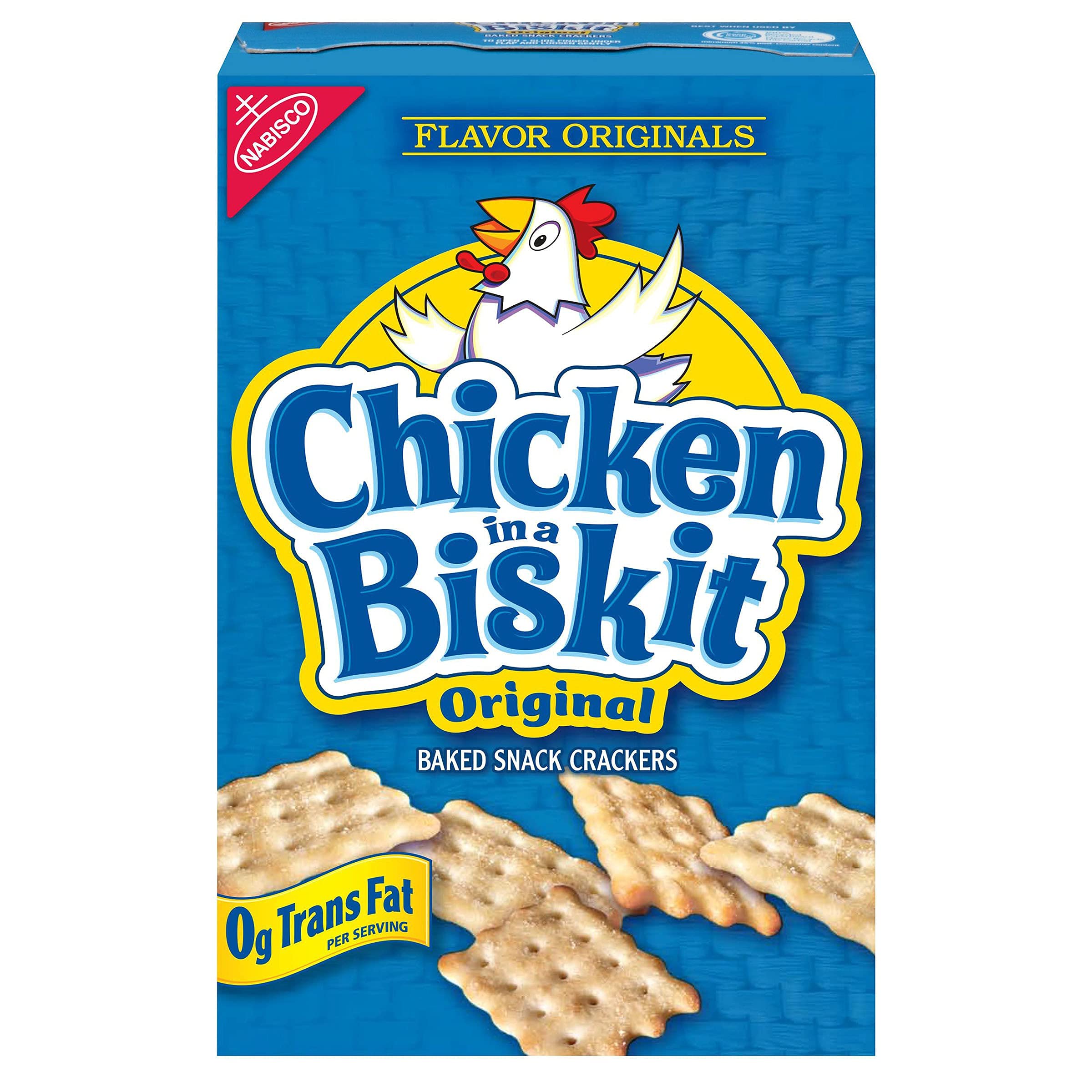 Chicken in a Biskit Original Baked Snack Crackers, 7.5 oz- pack of 3