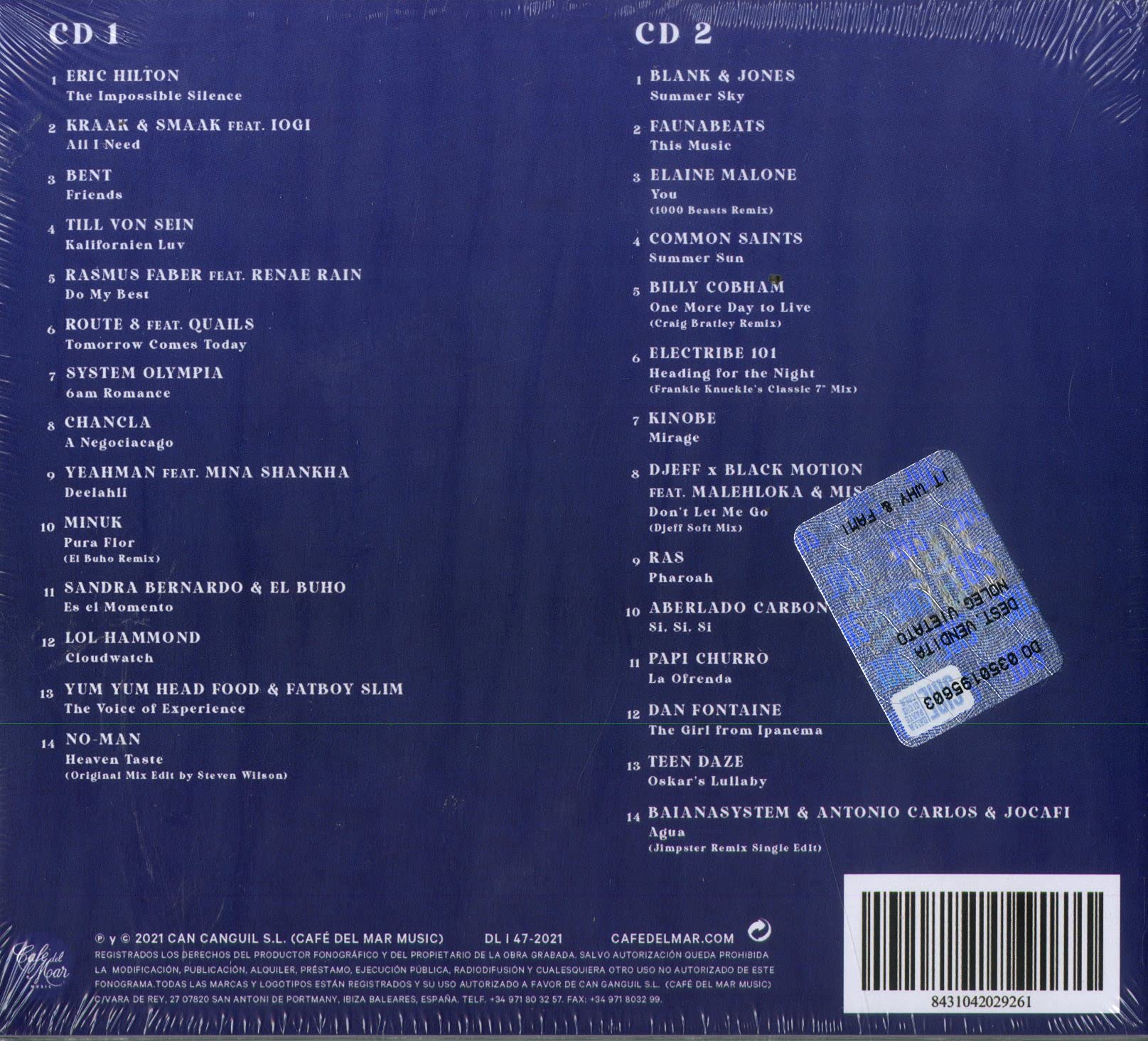 Cafe Del Mar, Vol 27 2cd