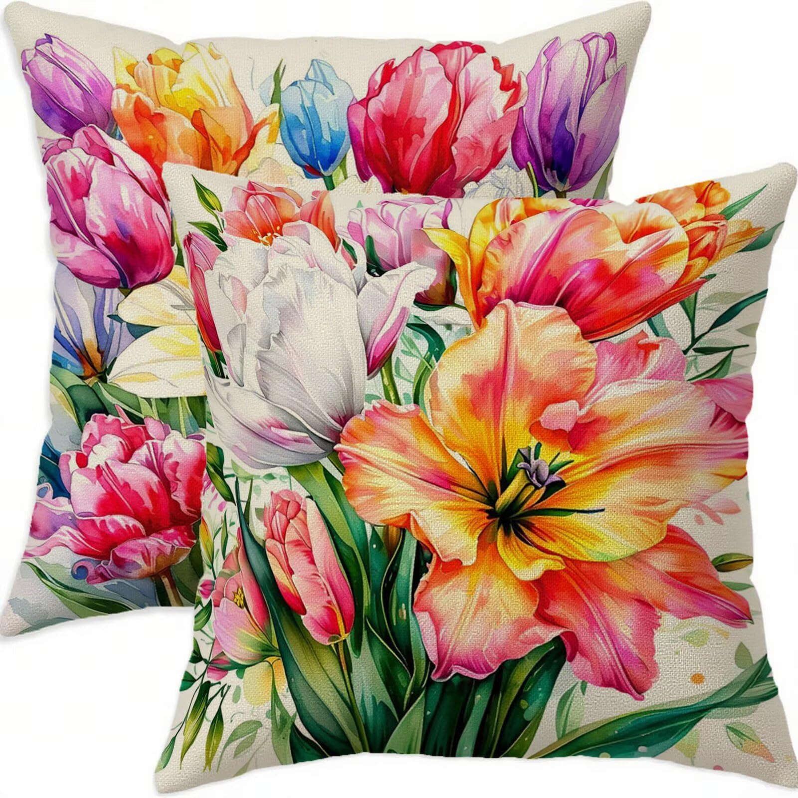 Housse coussin 65x65cm imperméable avec fermeture éclair invisible