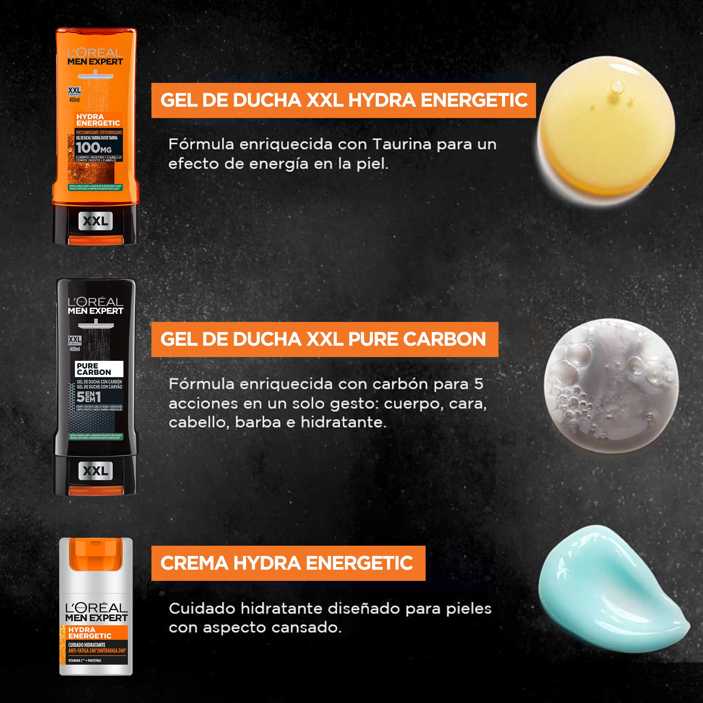 L’Oréal Paris Men Expert Zestaw Kosmetyków, 3 sztuki