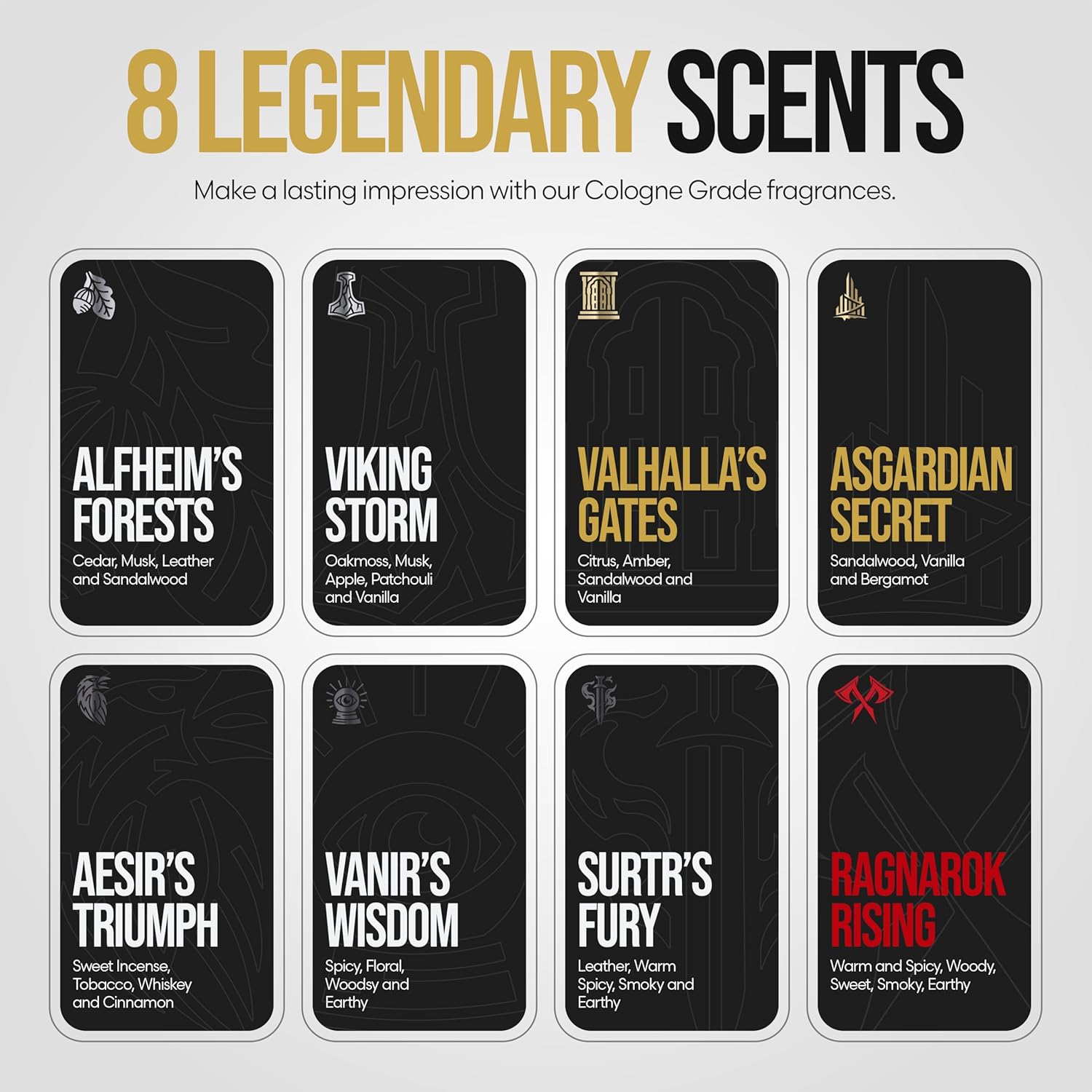 The Beard Struggle Natural Deodorant - Marauder’s Defense - 100% Natural Charcoal Infused Deodorant Men Aluminum Free - Gold Collection, Asgardian Secret - Deodorant, 2.65 oz.US.