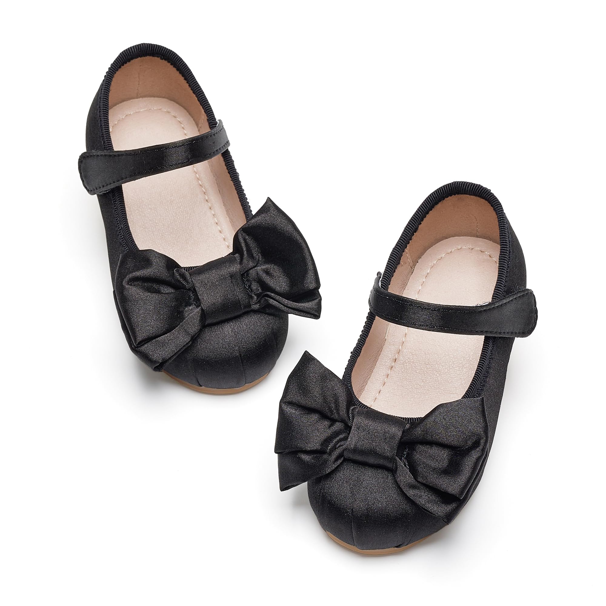 GINFIVE Toddler Girls Dress Shoes Little Girls Mary Janes Ballerina Flats Shoes Toddler