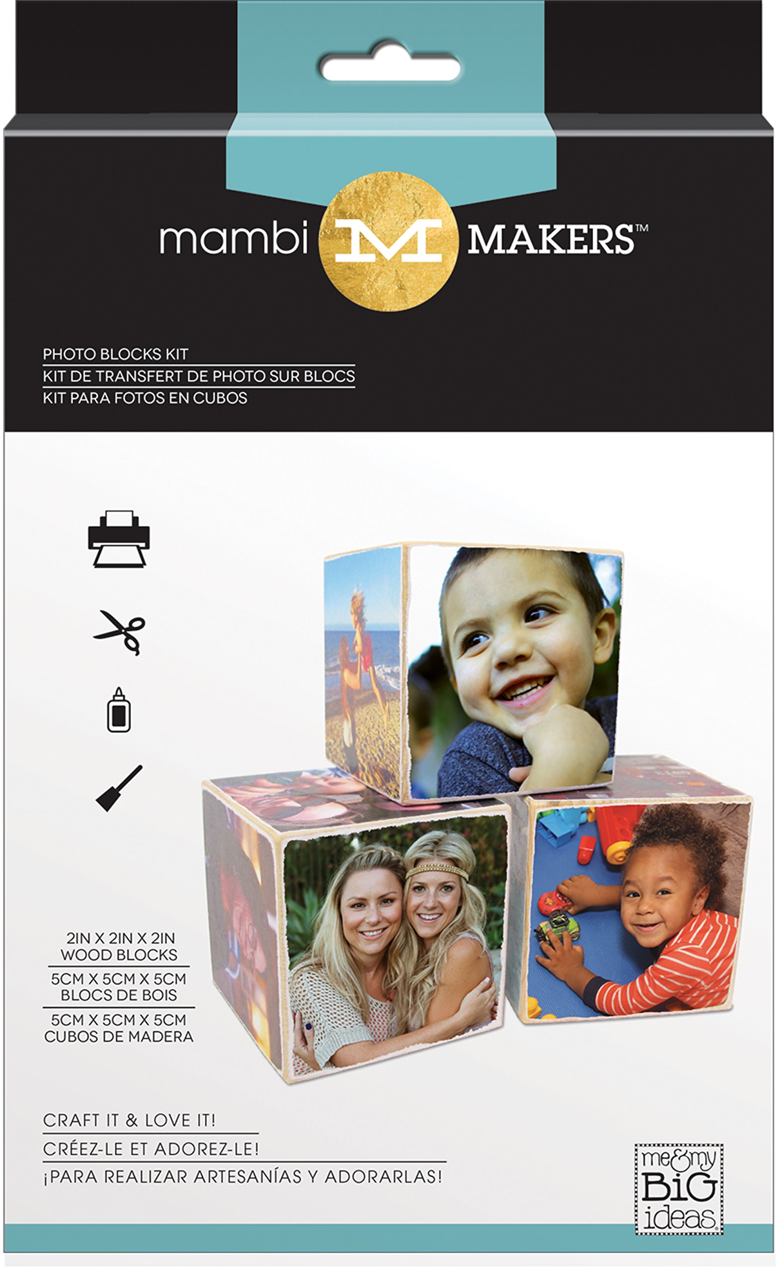 me & my BIG ideas And "MAMBI" Makers Photo Blocks Kit,