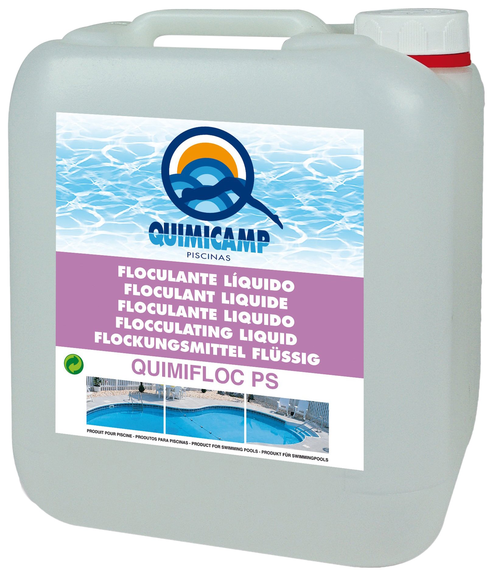 Quimifloc PS – Flocculant Liquid for Swimming Pools – 5 L