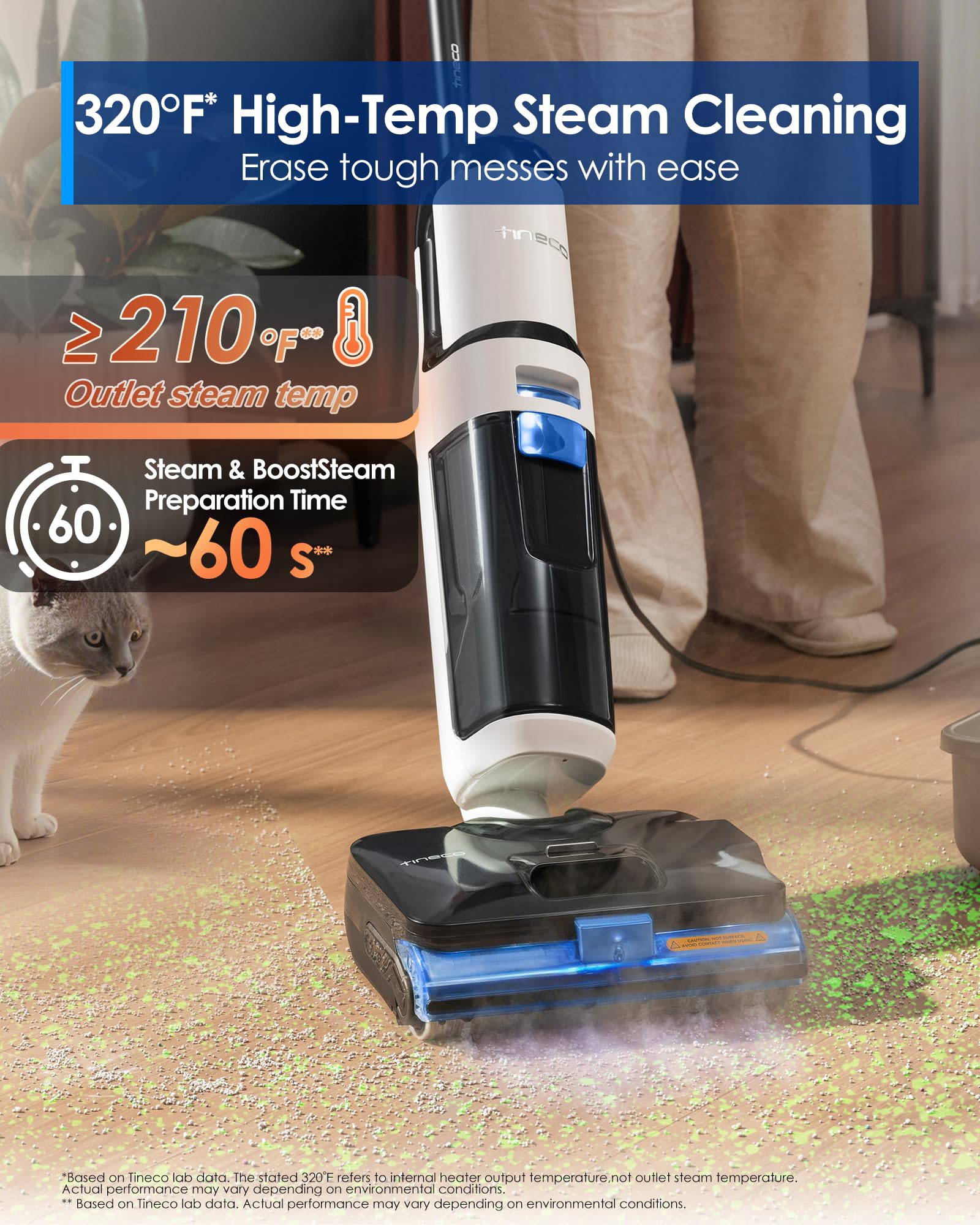 Shark Steam & Scrub Steam Mop, All-in-One Hard Floor Cleaner, Grey, S8001 thumbnail 6