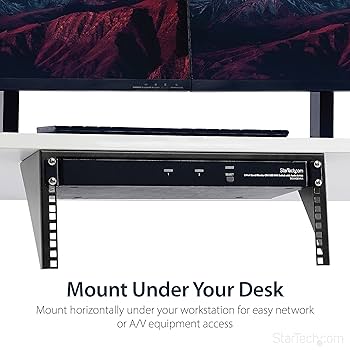 Amazon | StarTech.com スチール製垂直型ラックマウント