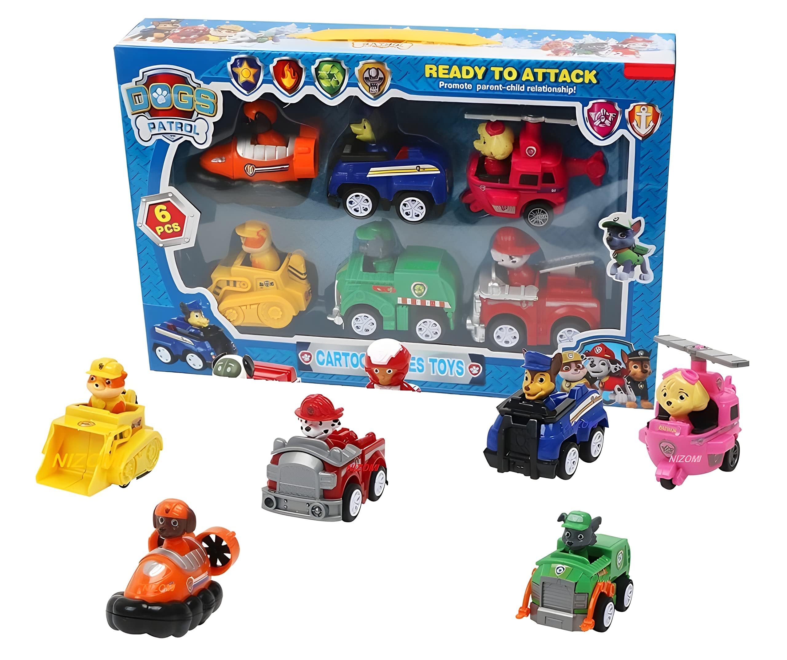 See full amazon price history chart for Nizomi Mighty Pup Buddies Rescue Team 6pc Master Pack Pup Shape Action Figure Toys, Friction Power Push Along Toys Superhero Car Set for Kids, Boys and Girls Nizomi Mighty Pup Buddies Rescue Team 6pc Master Pack Pup Shape Action Figure Toys, Friction Power Push Along Toys Superhero Car Set for Kids, Boys and Girls (B0C5WV6XVH) Amazon Price History, Amazon Price Tracker