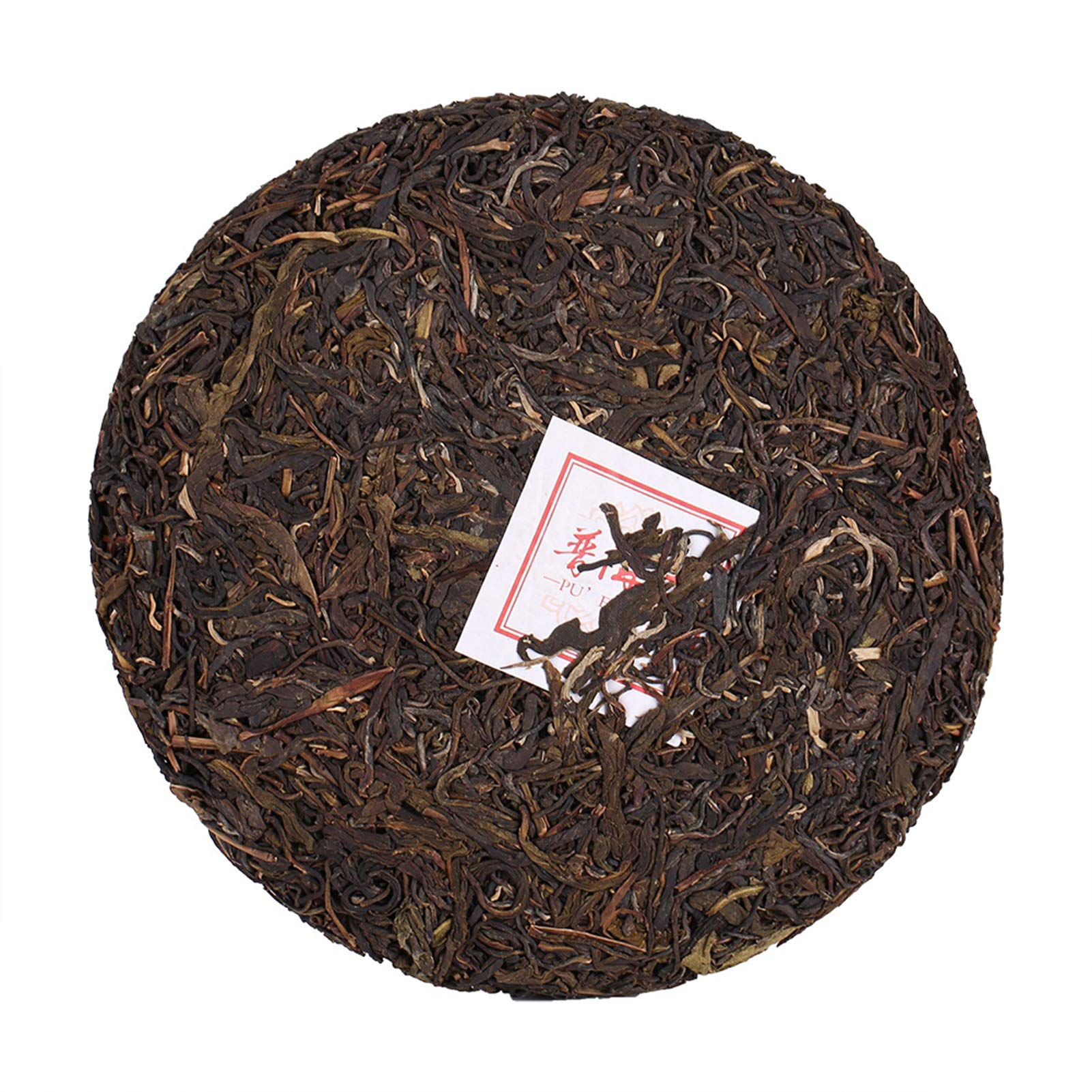 Fydun PU-Erh Tea PU-er Tea Chinese Yunnan Pu'erh Cake Pastel de té cocido Raw Puerh Raw Puerh Tea para Familiares Amigos Regalo 357g