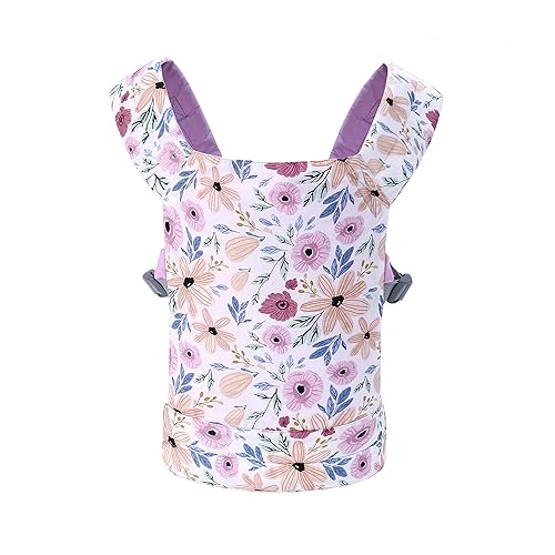 Miniatura 8 de Portabebés delantero y trasero, accesorios para muñecas de bebé, mochila para niños pequeños, juguete portador de bebé para babydoll con correas