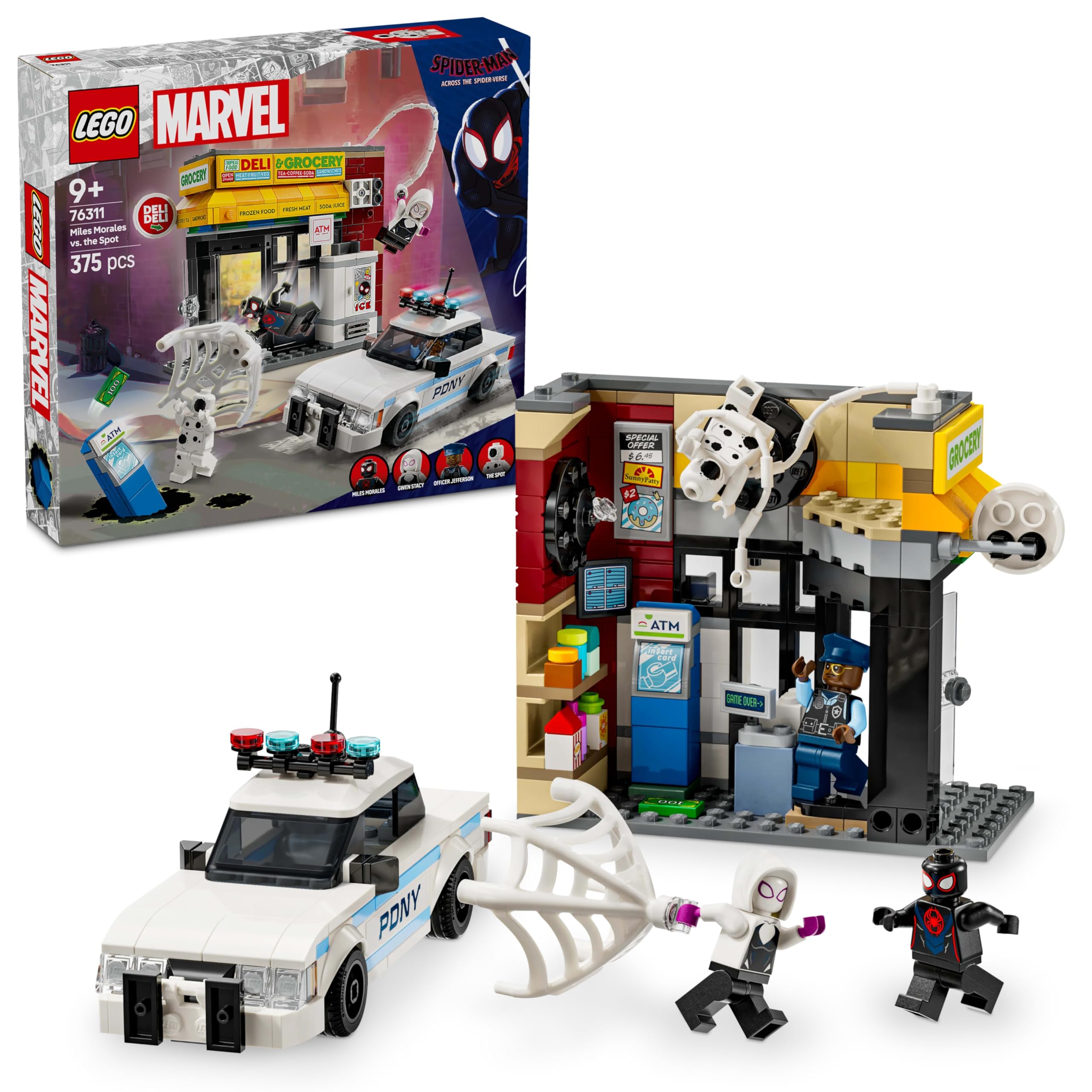 LEGO Marvel Spider-Verse: Miles Morales vs. The Spot 76311 Building Blocks Toys for 9+ Gift for Boys and Girls-image-0