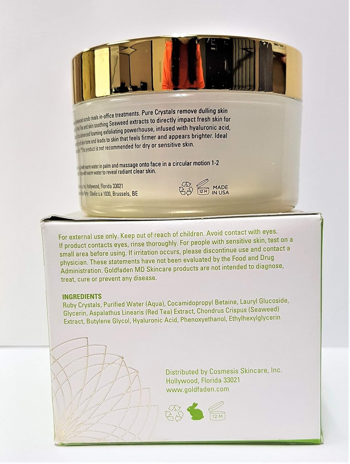 Goldfaden MD Doctors Scrub Microdermabrasion Advanced Grapefruit Oil, 3.5 fl. oz. - Image 4