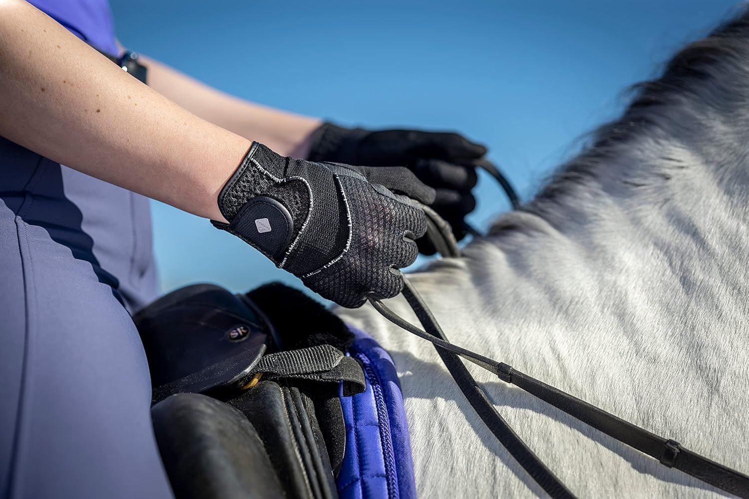 LeMieux Unisex 3D Mesh Riding Gloves - Lightweight & Breathable - Anti Slip