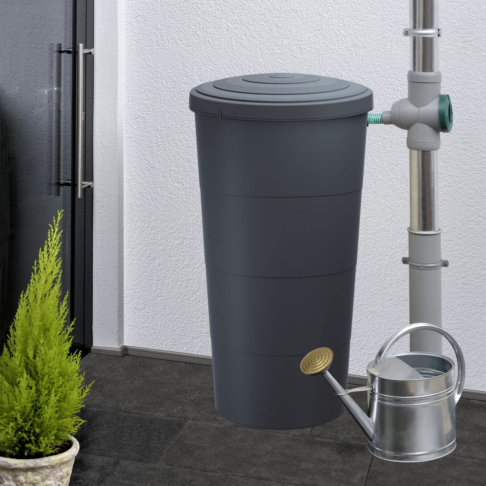 Regentonne Florenz 200 Liter anthrazit