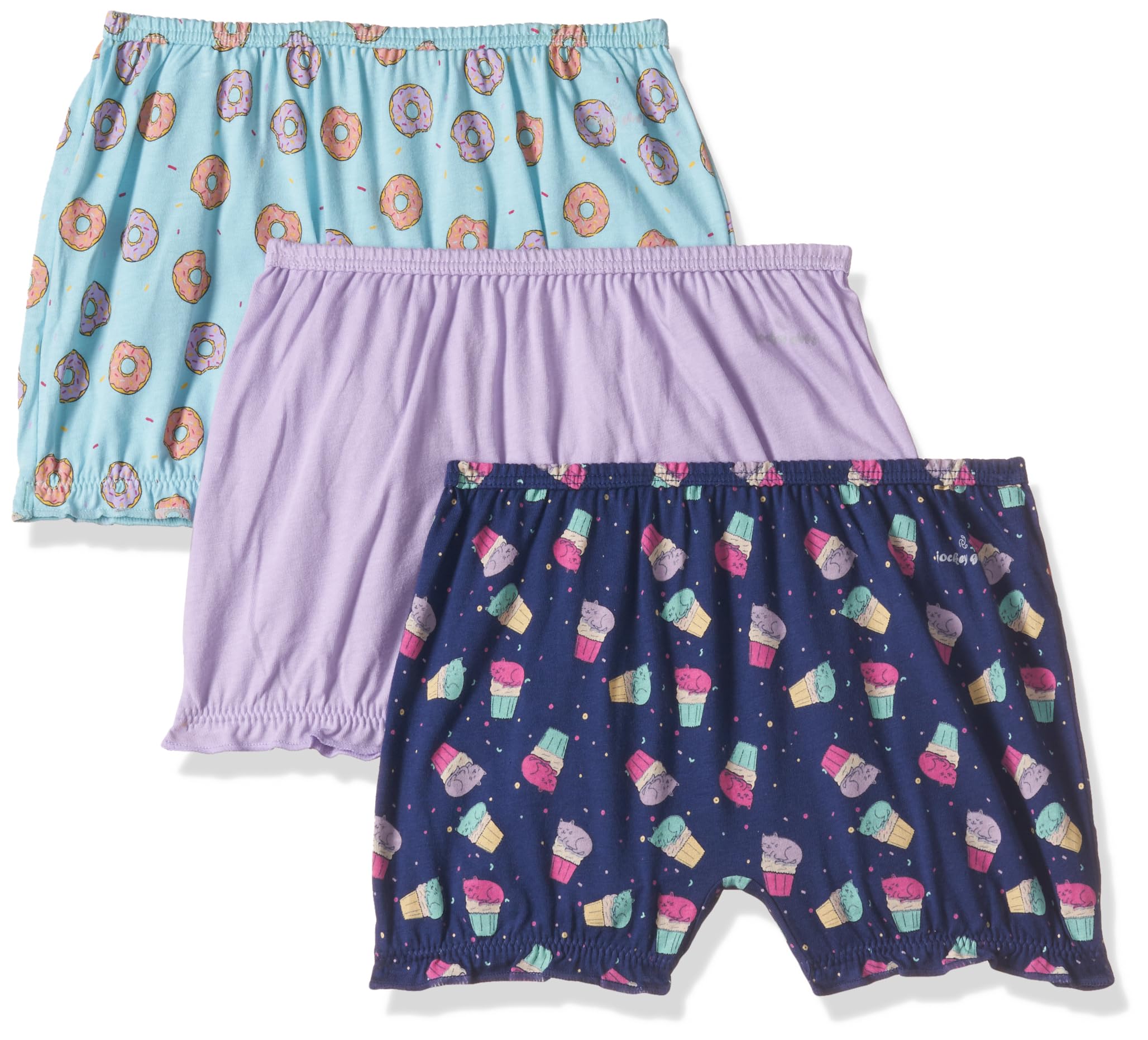 Jockey SG01 Girl's Super Combed Cotton Panty with Ultrasoft Waistband (Pack of 3)