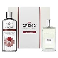 CREMO BOURBON & OAK Set regalo per uomini – Eau de toilette 100 ml + gel Douche 473