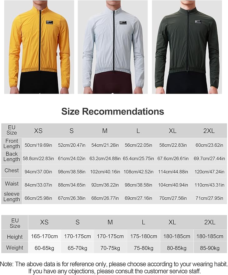 INBIKE Waterdichte Fietsen Jas Mens Winddicht Reflecterende lichtgewicht 1000mmH₂O Waterdichte Wandelen Wandelen Outdoor Activiteiten Regenjas Mannen Vrouwen WB005, Groener, L