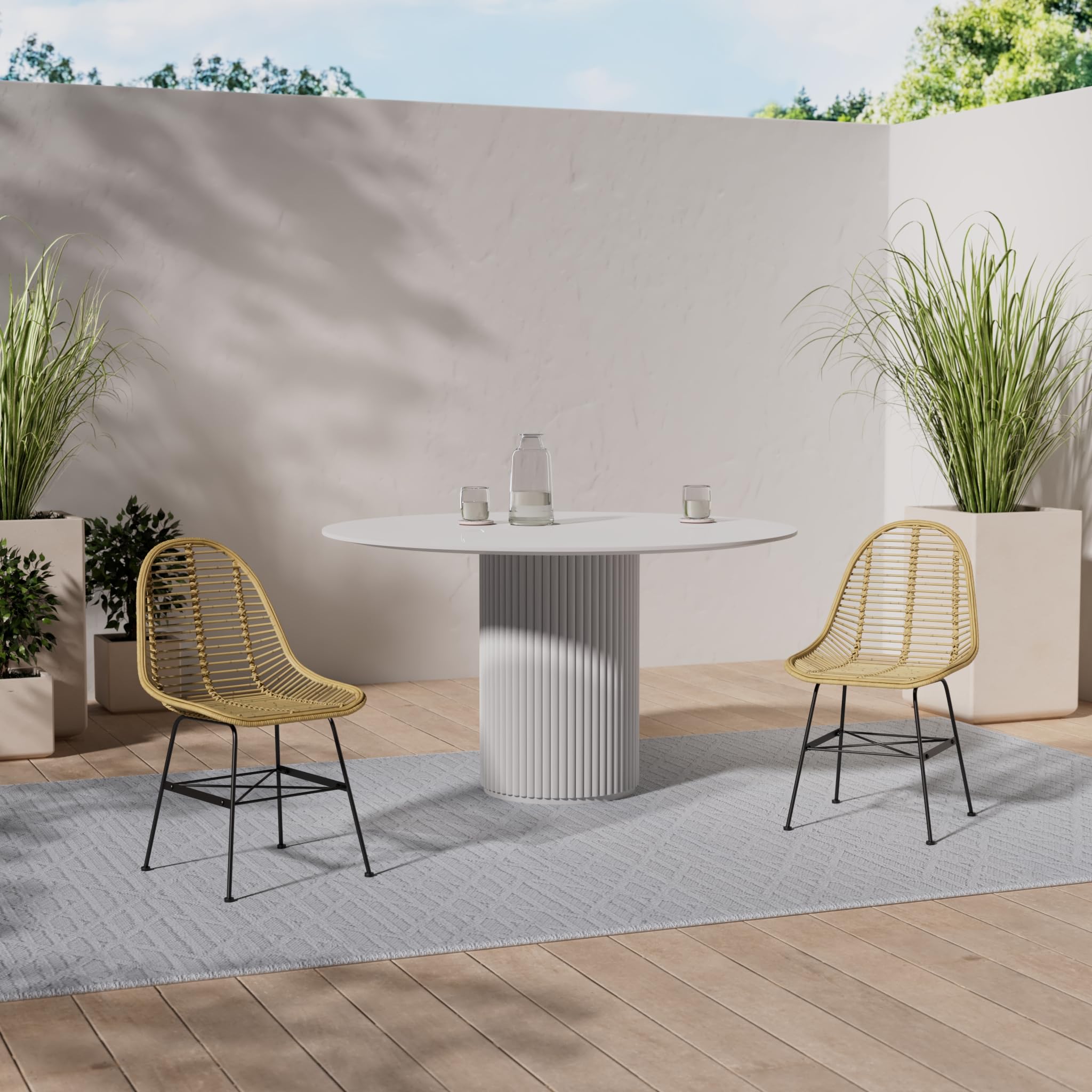 vidaXL ダイニングチェア 4点セット Amazon.co.jp: vidaXL ダイニングチェア 4点 天然籐 : ホーム＆キッチン