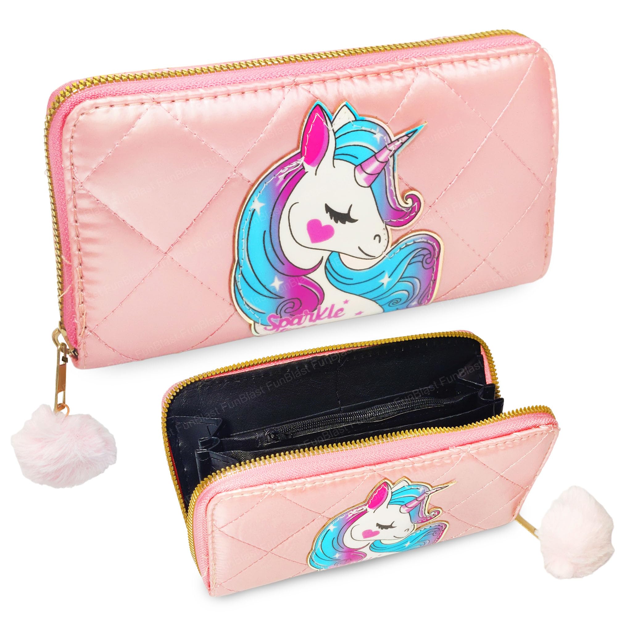 Unicorn Wallet for Girls – Ladies Hand Purse for Women, Clutch for Girls Daily Use, Purse for Women Latest, Gifts for Women Wallets for Women Purse, Gift for Girls (Pink)-image-9