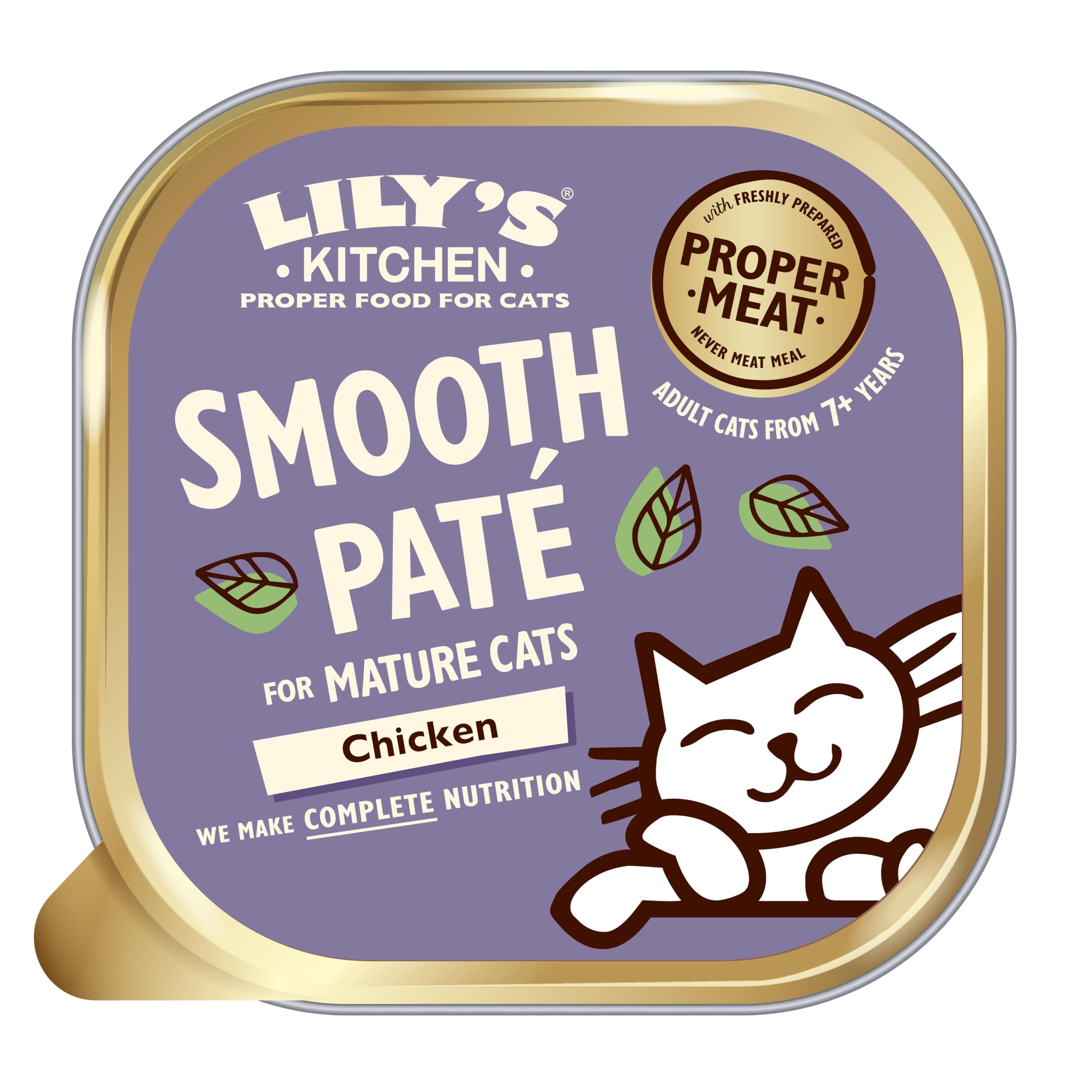 Lily's Kitchen Smooth Pate For Mature Cats Chicken - 19X85g Trays - 13140559  