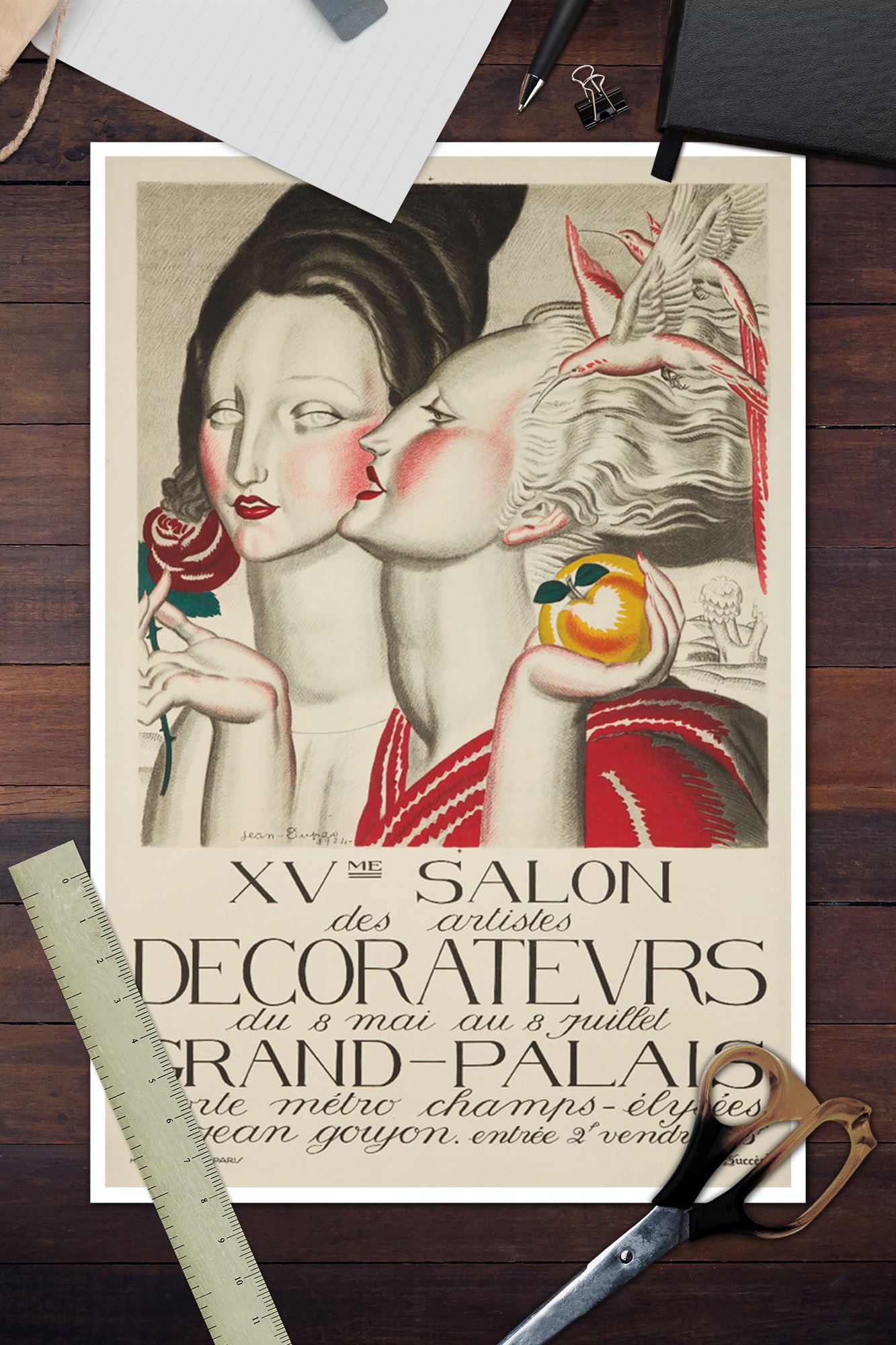 コレクション vintage poster Amazon.com: XVme Salon des Artistes Decorateurs (large) Vintage