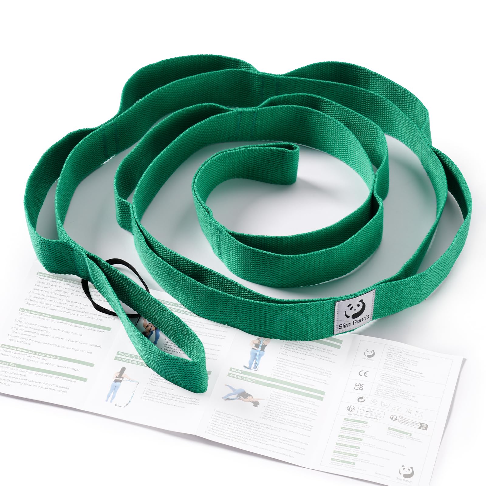 Yoga Stretching Band, Gymnastiek Band met 11 Lussen, Yoga Stretch Riem, Gemakkelijk te Dragen en Zeer Elastische Weerstand Bands, Deal voor Yoga, Fysiotherapie Yoga Stretching Band, Gymnastiek Band met 11 Lussen, Yoga Stretch Riem, Gemakkelijk te Dragen en Zeer Elastische Weerstand Bands, Deal voor Yoga, Fysiotherapie