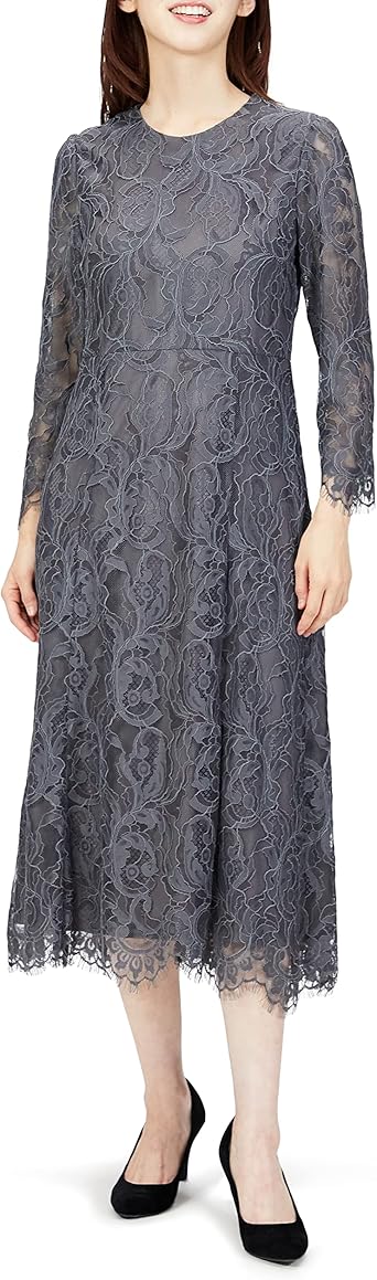 Amazon | [グレースコンチネンタル] 2022AW ｺｰﾄﾞﾚｰｽﾌﾚｱﾜﾝﾋﾟｰｽ