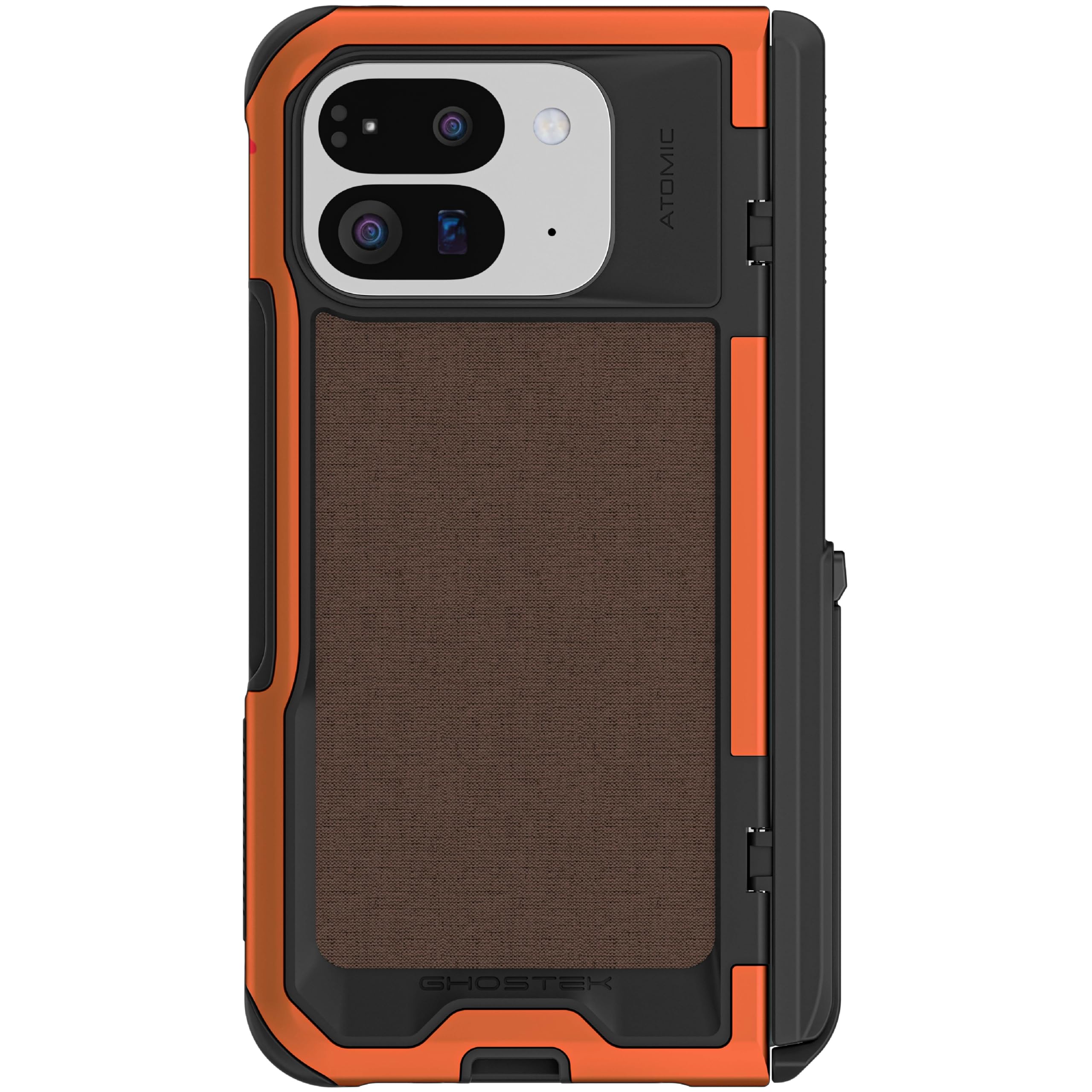 Ghostek Atomic Slim Pixel 9 Pro Fold Case with Built-in Kickstand and Full Hinge Protection Military Grade Metal Protective Phone Cover Designed for
